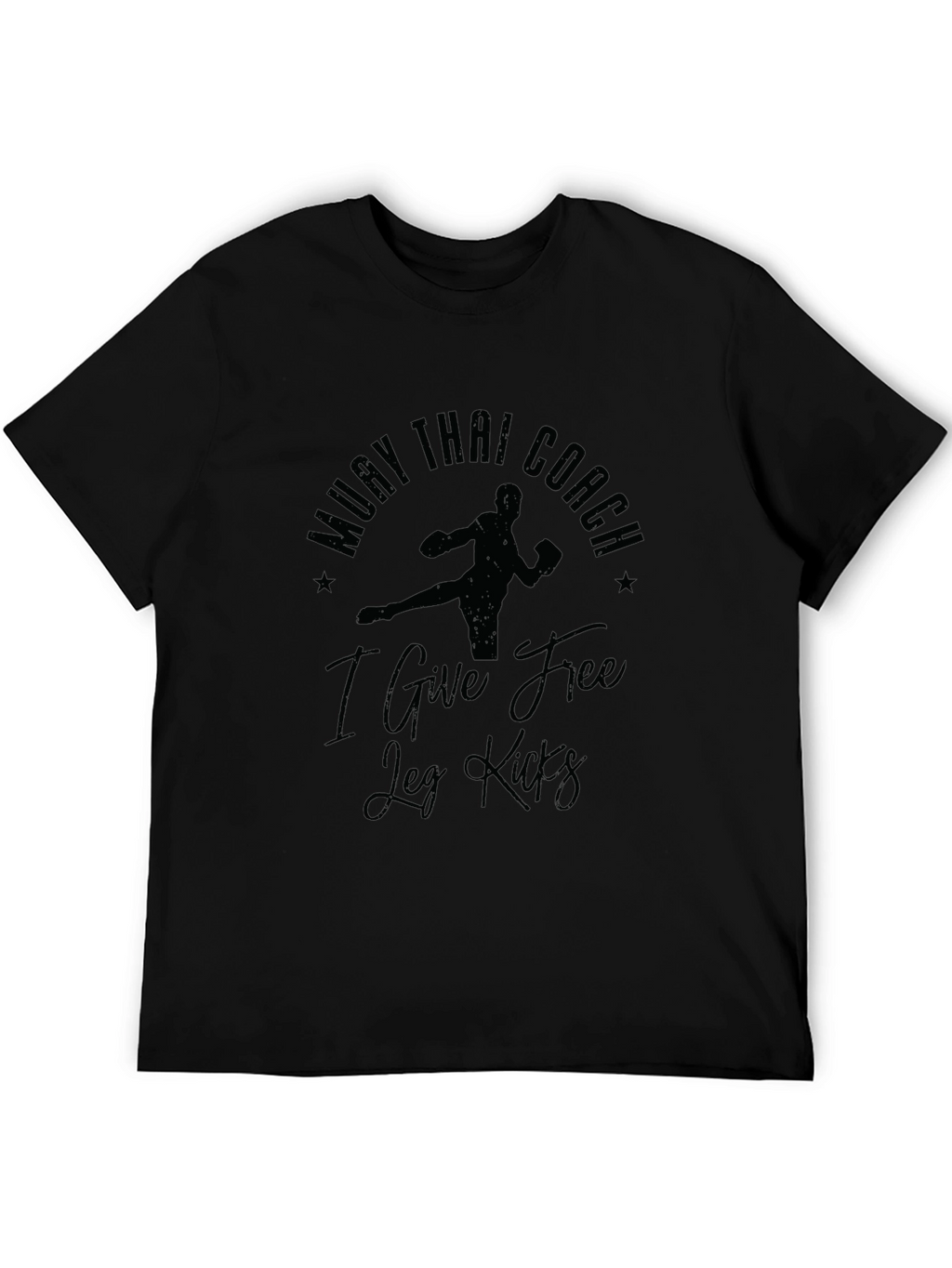 Muay Thai Coach Free Leg Kicks Graphic T-Shirt
