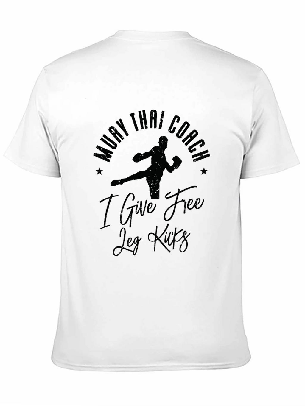 Muay Thai Coach Free Leg Kicks Graphic T-Shirt