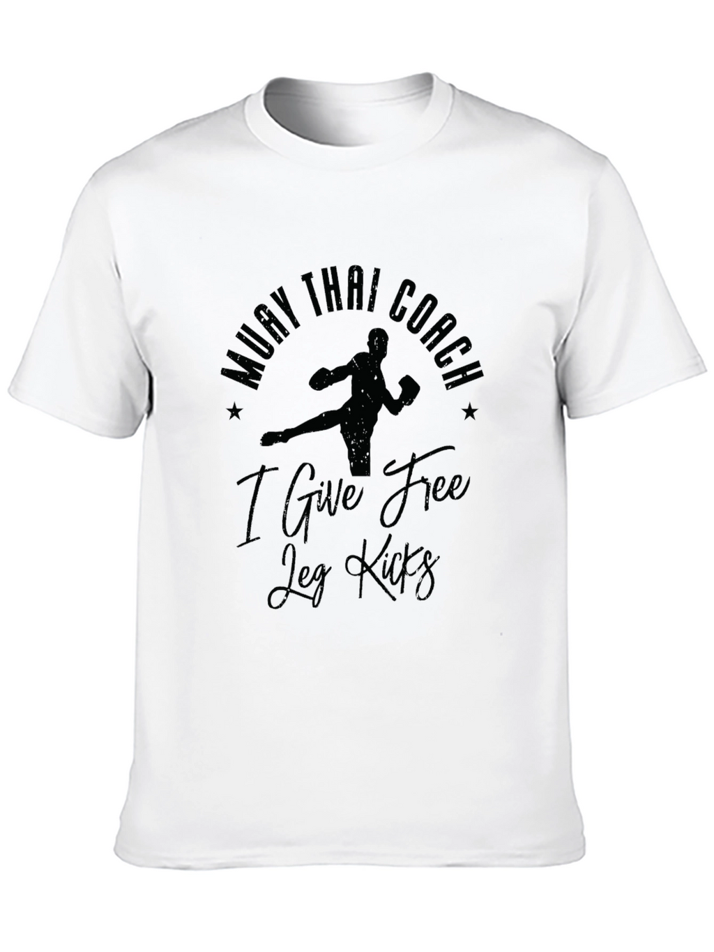 Muay Thai Coach Free Leg Kicks Graphic T-Shirt