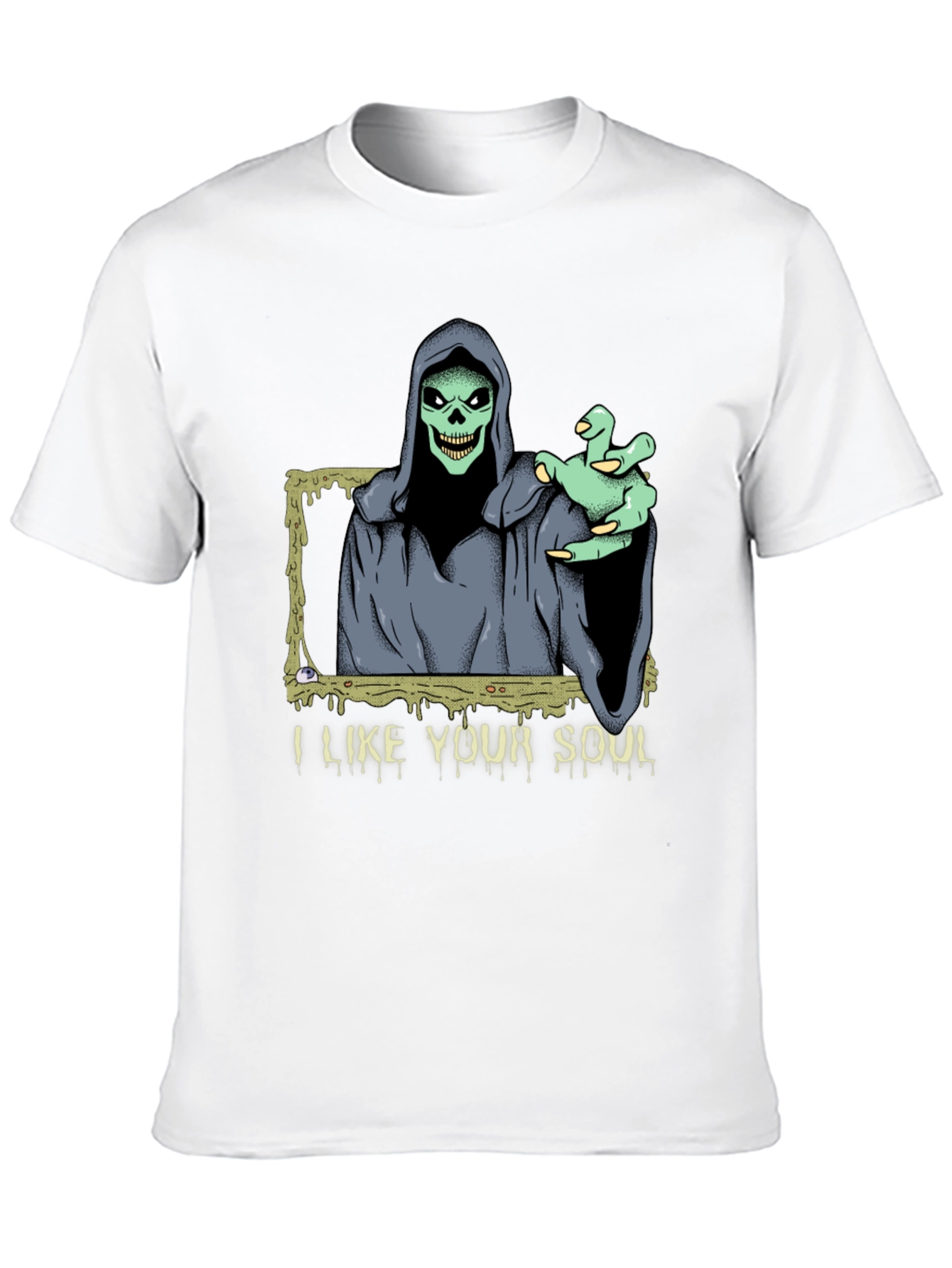 Grim Reaper I Like Your Soul Graphic T-Shirt