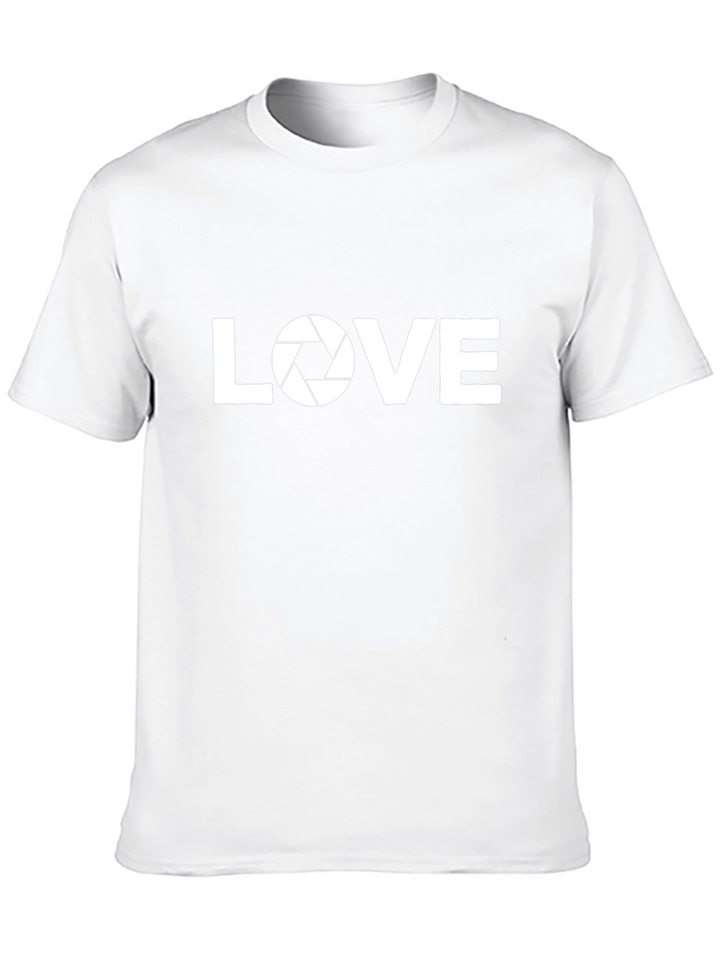 Love Photography T-Shirt - Camera Aperture Design