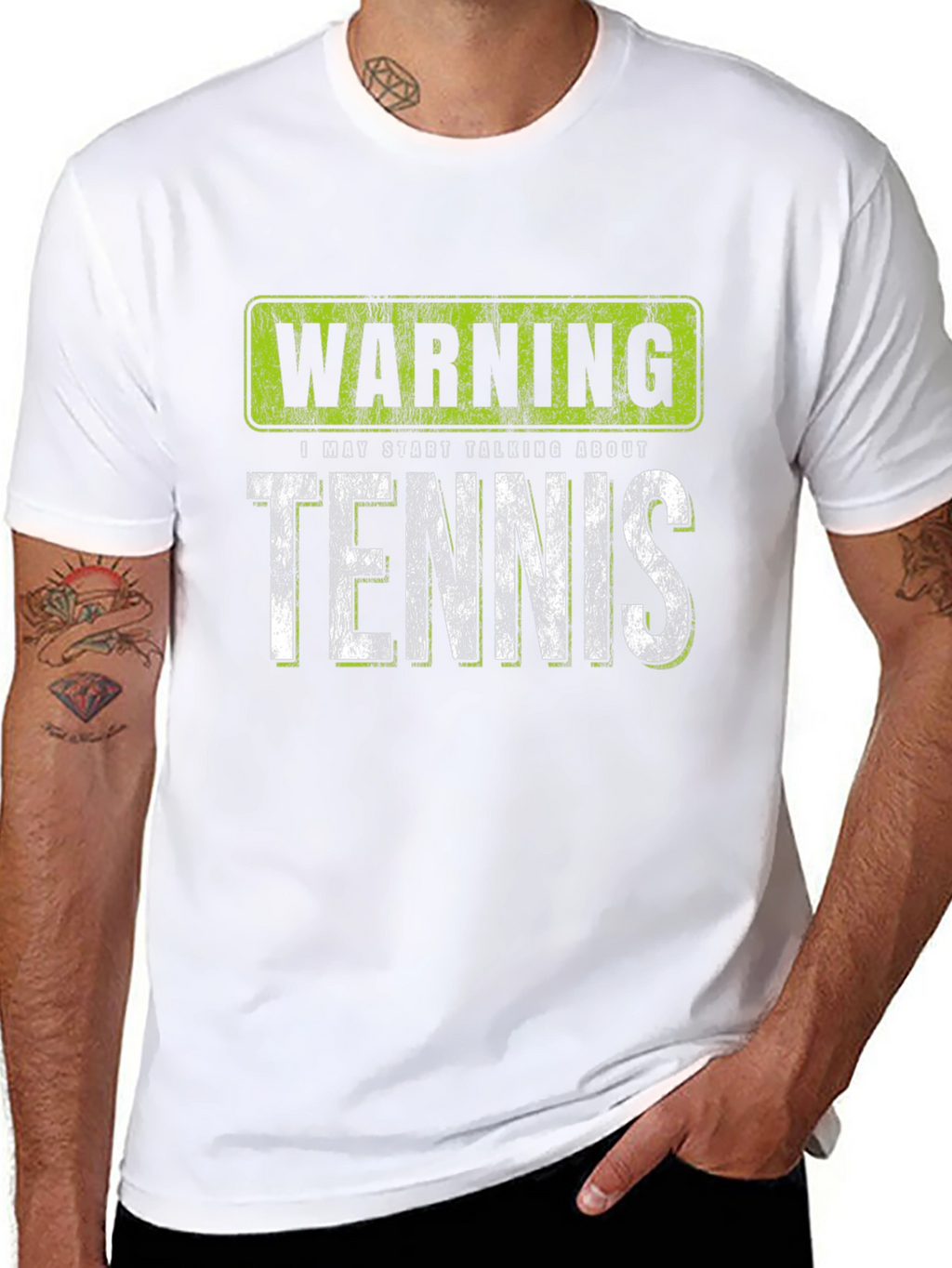Warning: May Start Talking About Tennis T-Shirt