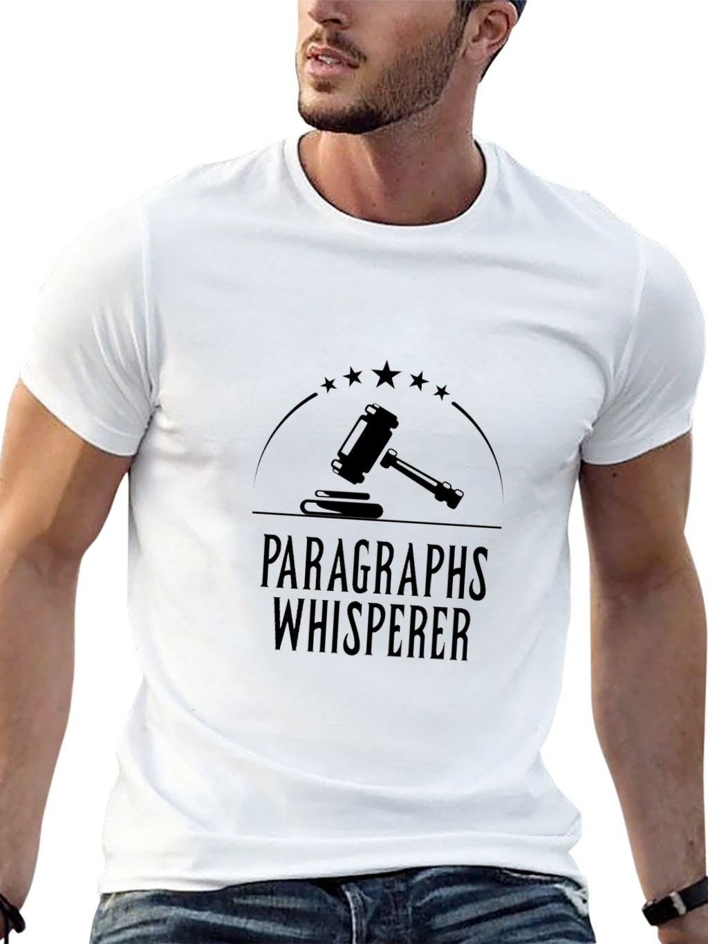 Paragraphs Whisperer Black T-Shirt
