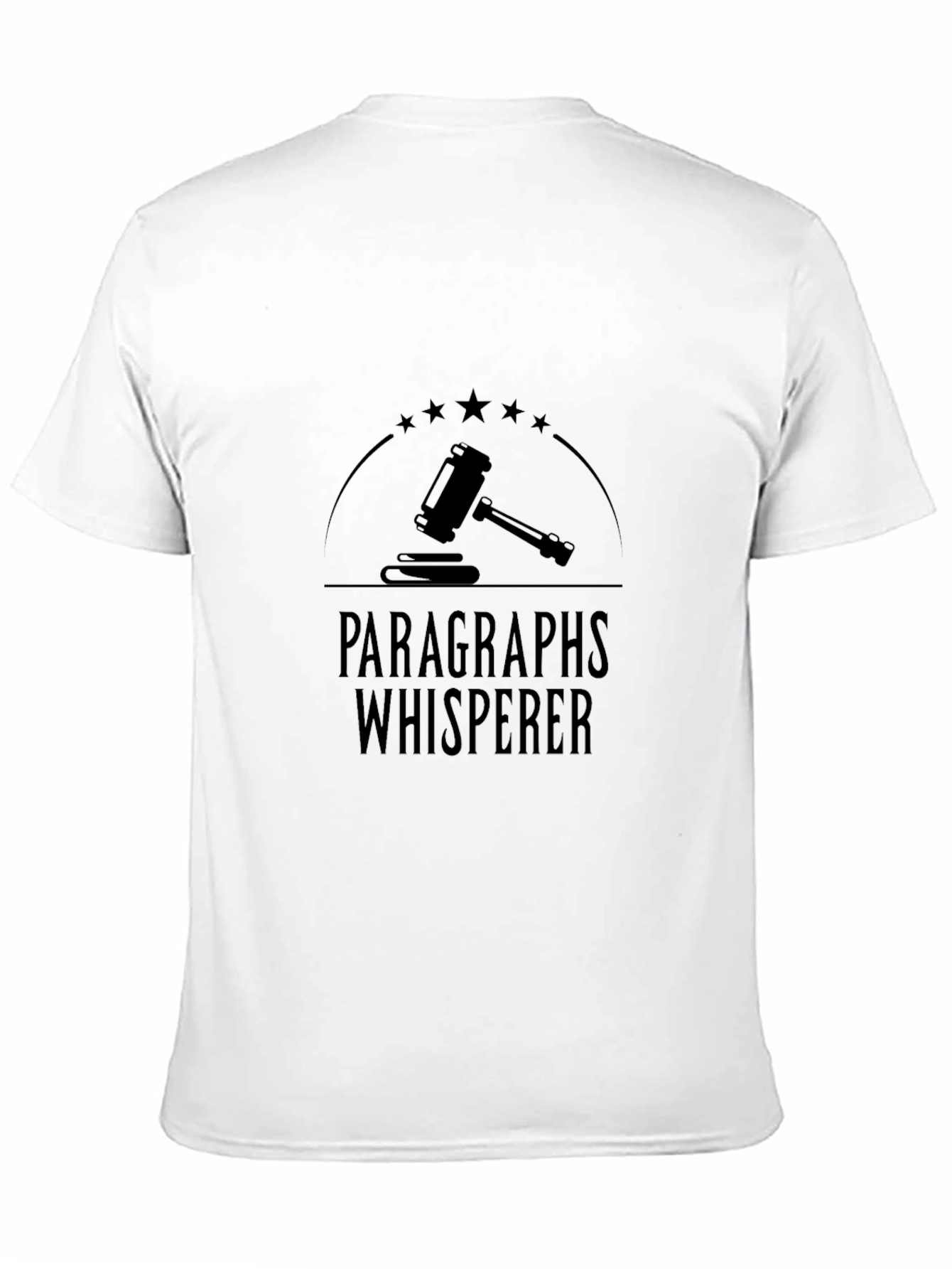 Paragraphs Whisperer Black T-Shirt
