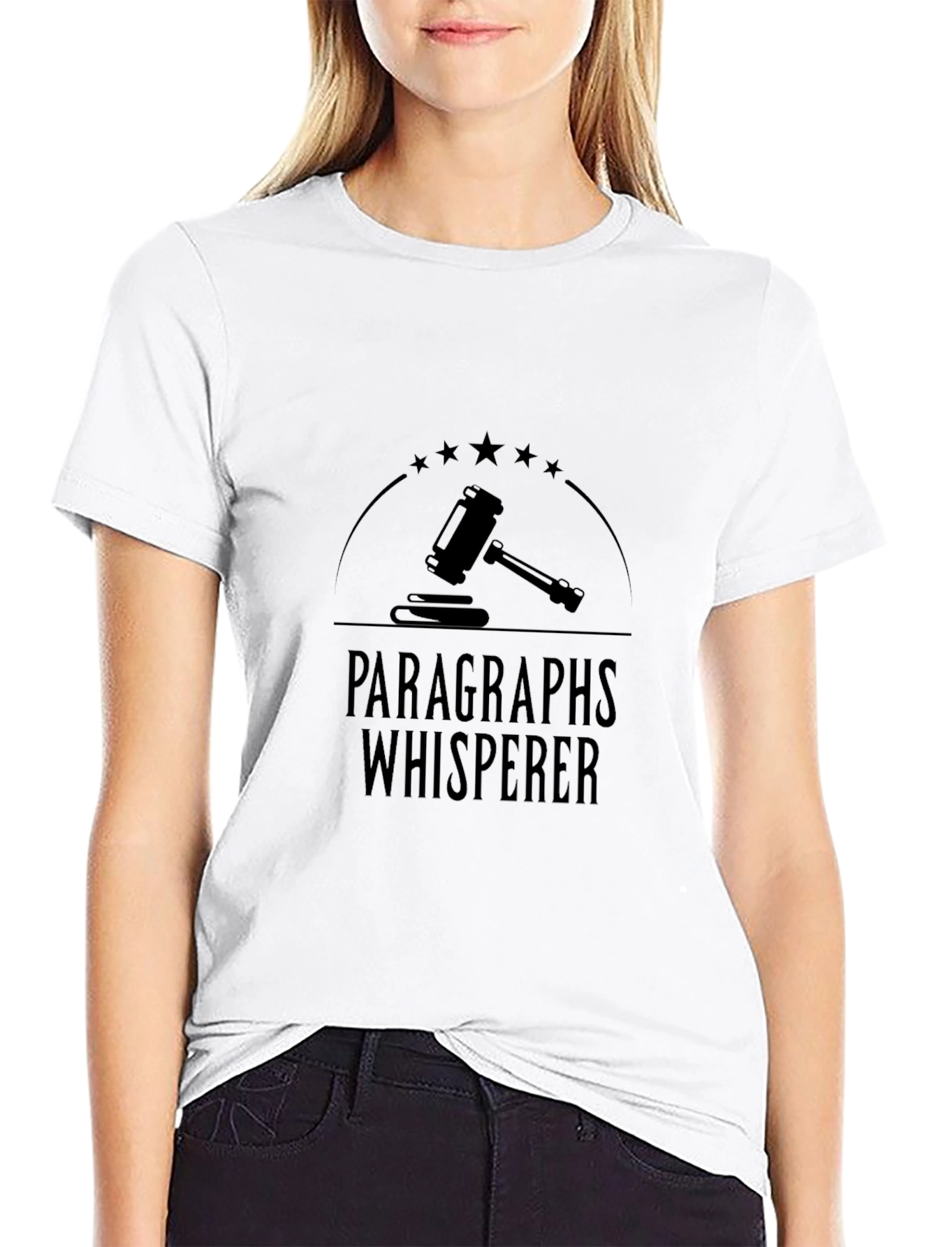 Paragraphs Whisperer Black T-Shirt