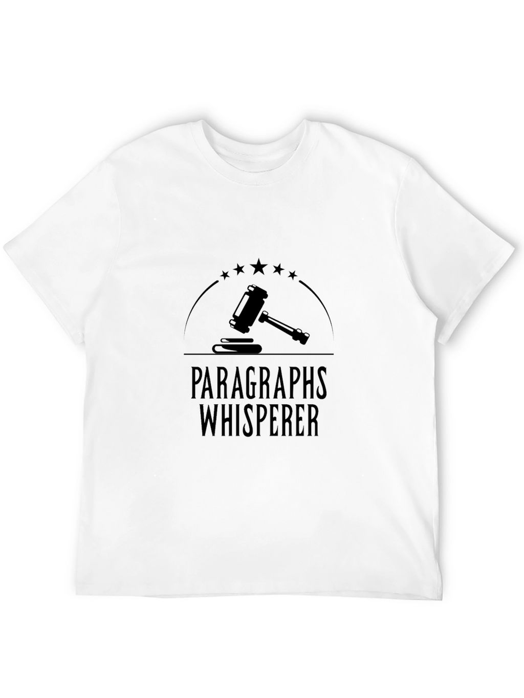 Paragraphs Whisperer Black T-Shirt