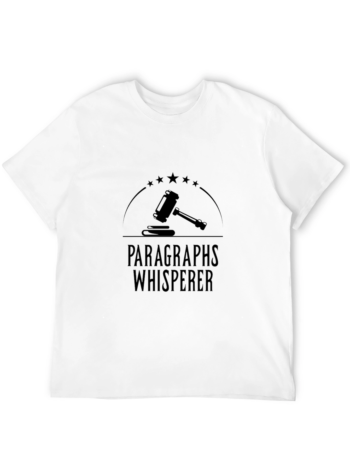 Paragraphs Whisperer Black T-Shirt