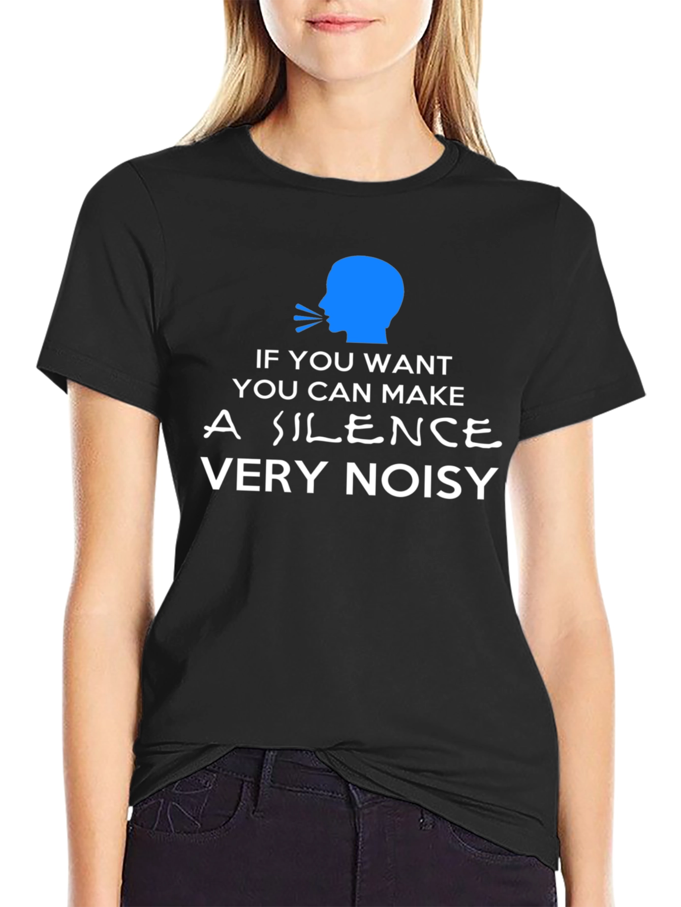 Silence Very Noisy Graphic Tee
