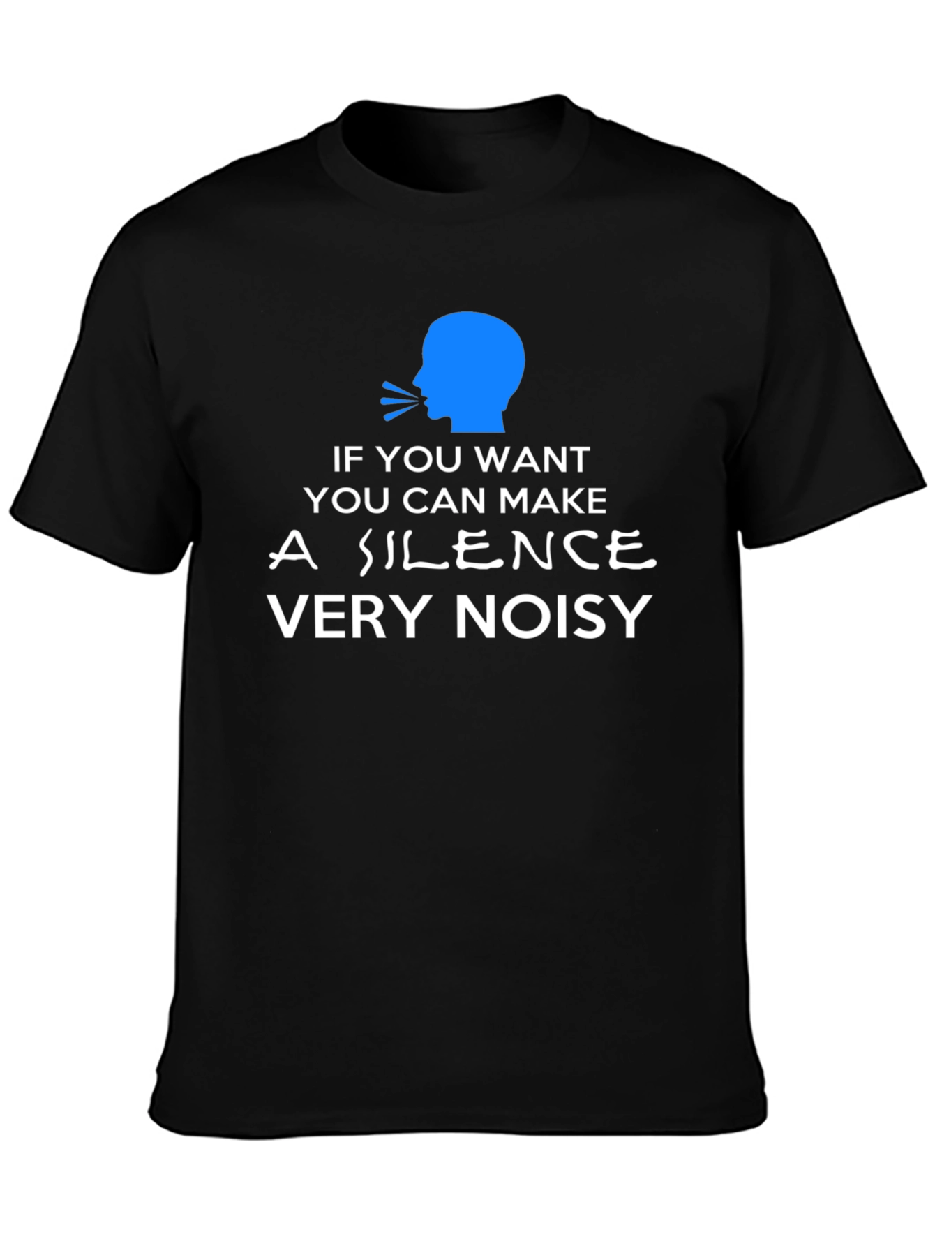 Silence Very Noisy Graphic Tee