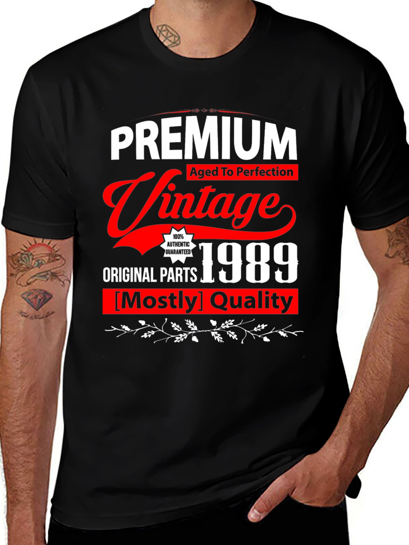Premium Vintage Aged 1989 T-Shirt