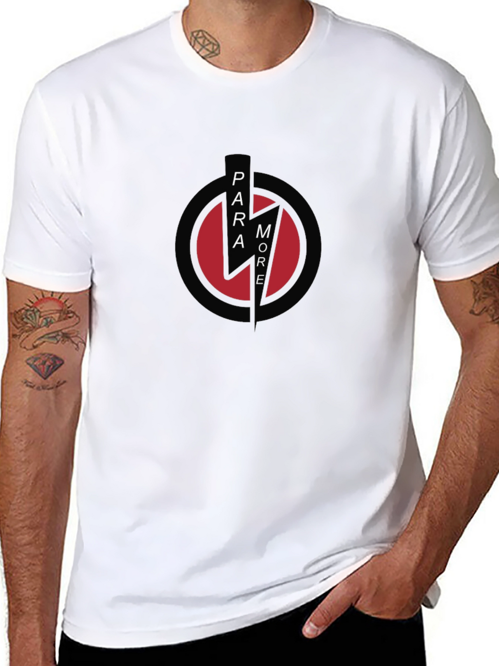 Paramore Band Logo Graphic T-Shirt Black