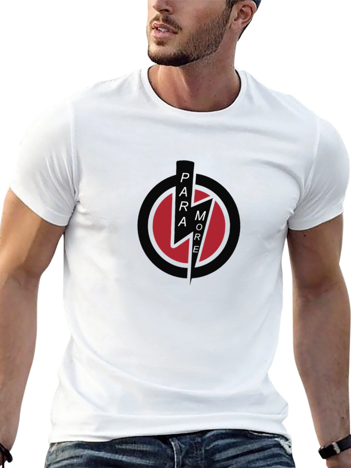 Paramore Band Logo Graphic T-Shirt Black