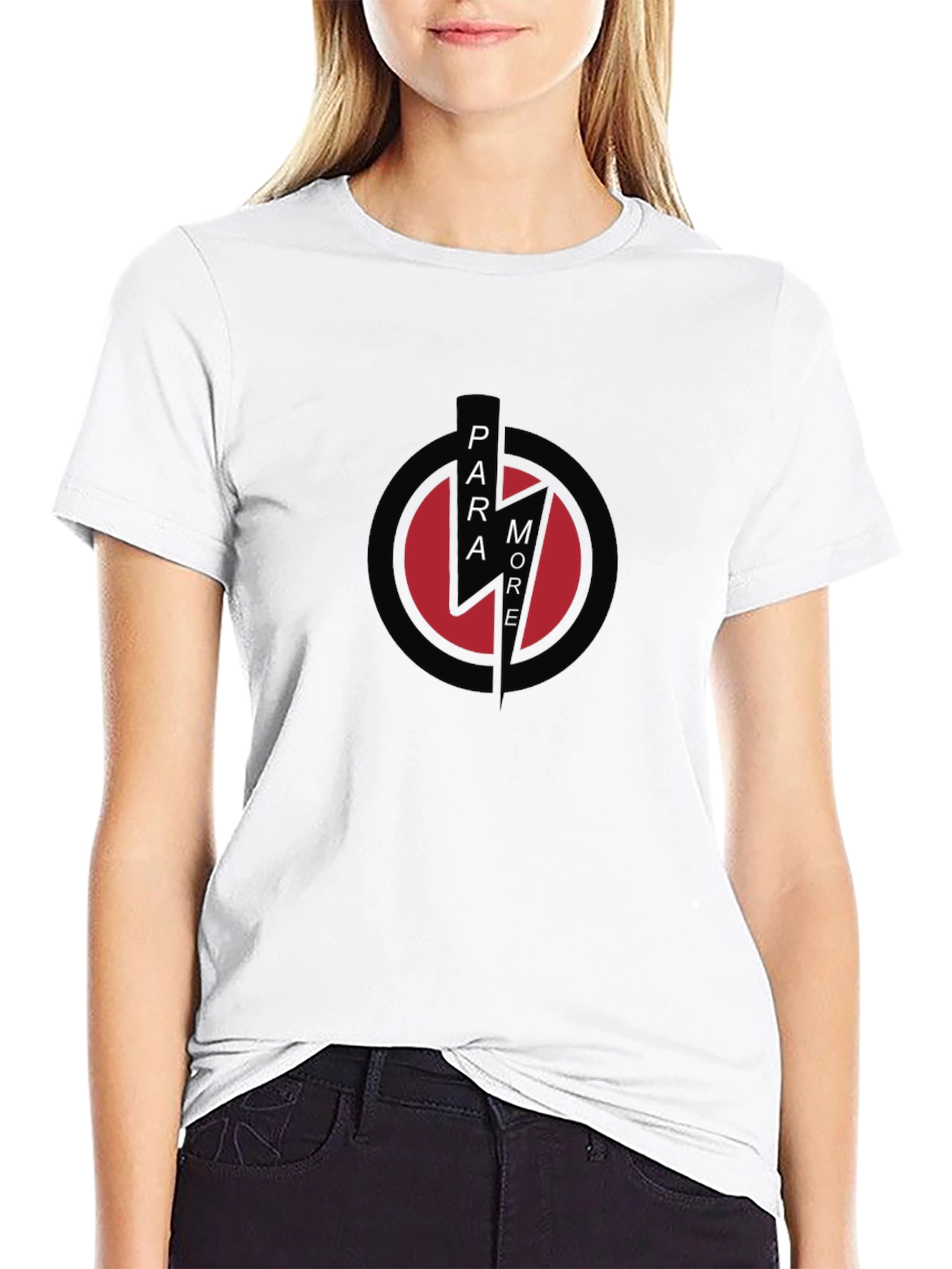 Paramore Band Logo Graphic T-Shirt Black
