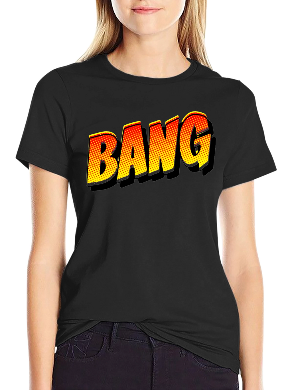 BANG Comic Book Style Graphic T-Shirt