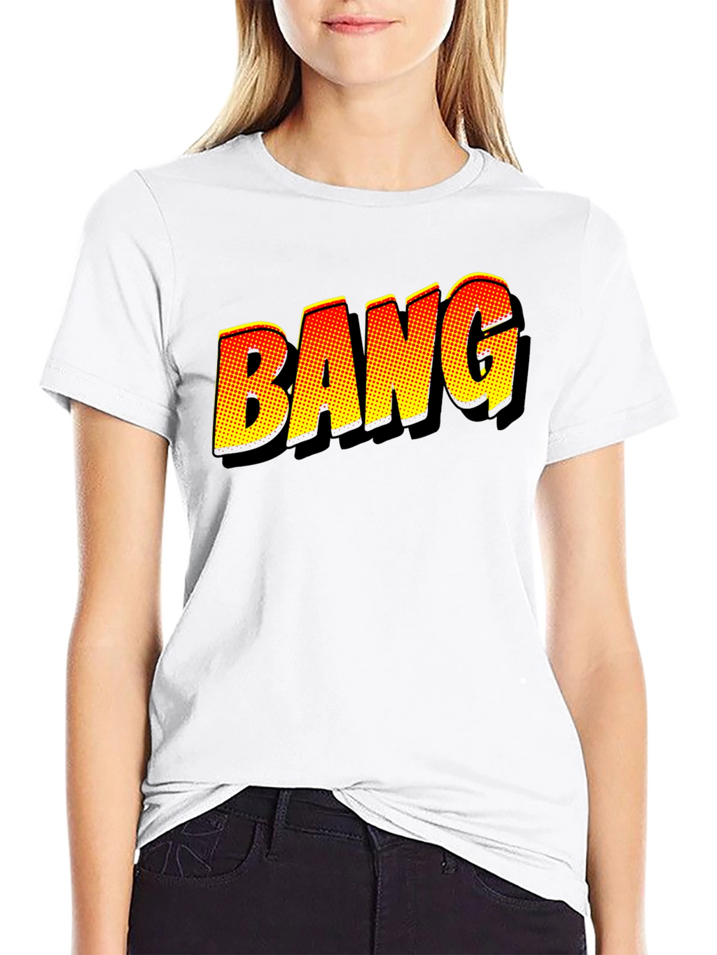 BANG Comic Book Style Graphic T-Shirt