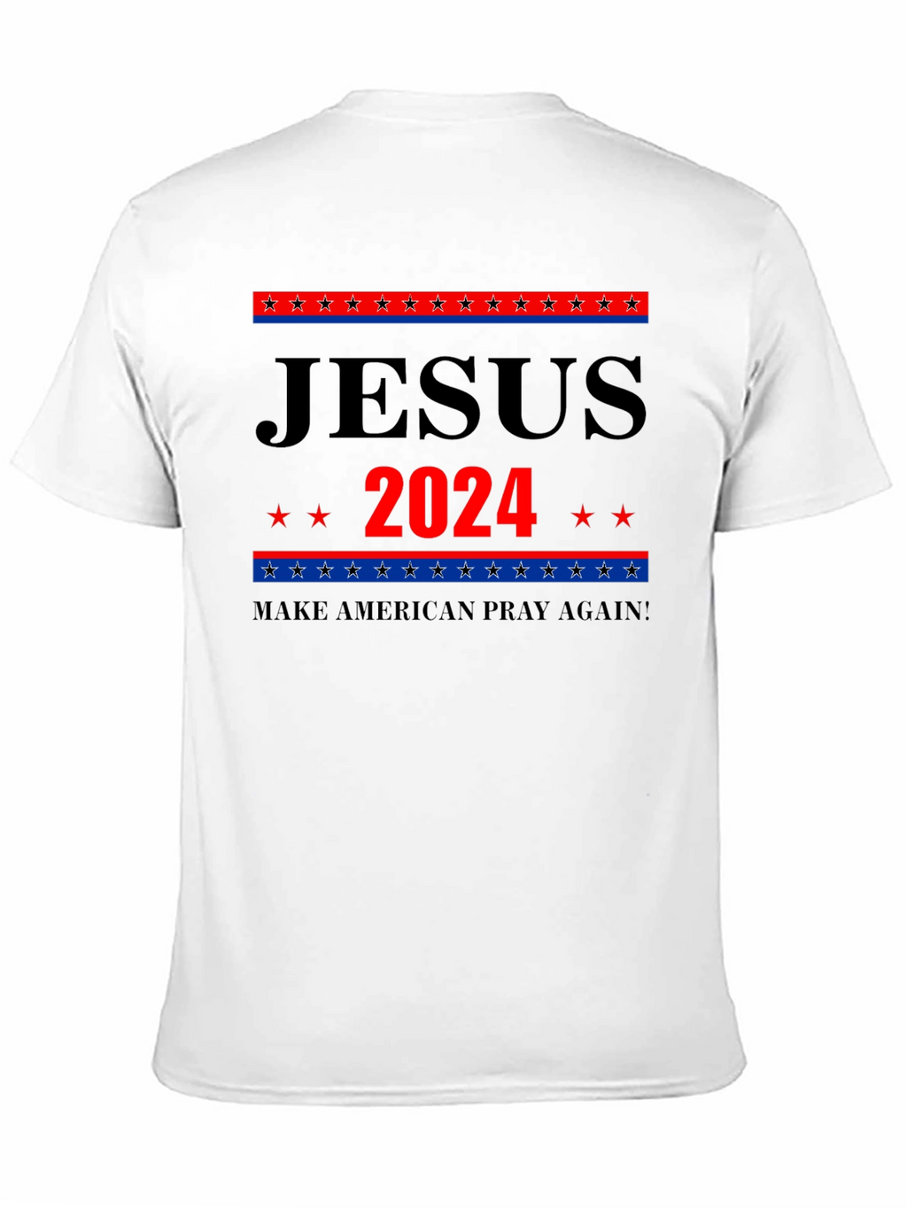 Jesus 2024 Graphic Tee - Patriotic Faith Apparel