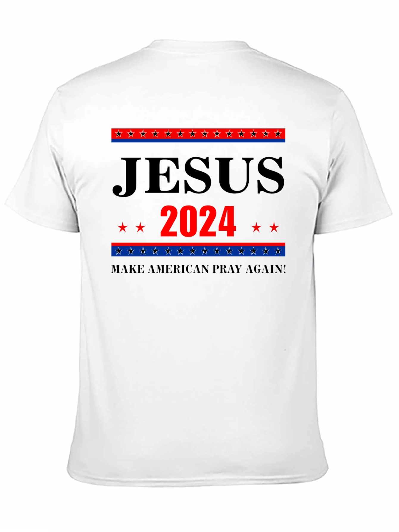 Jesus 2024 Graphic Tee - Patriotic Faith Apparel