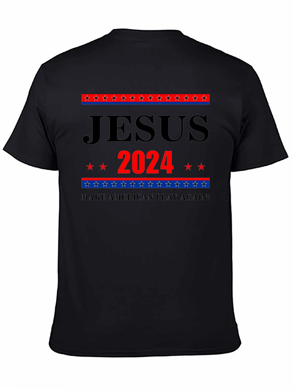 Jesus 2024 Graphic Tee - Patriotic Faith Apparel