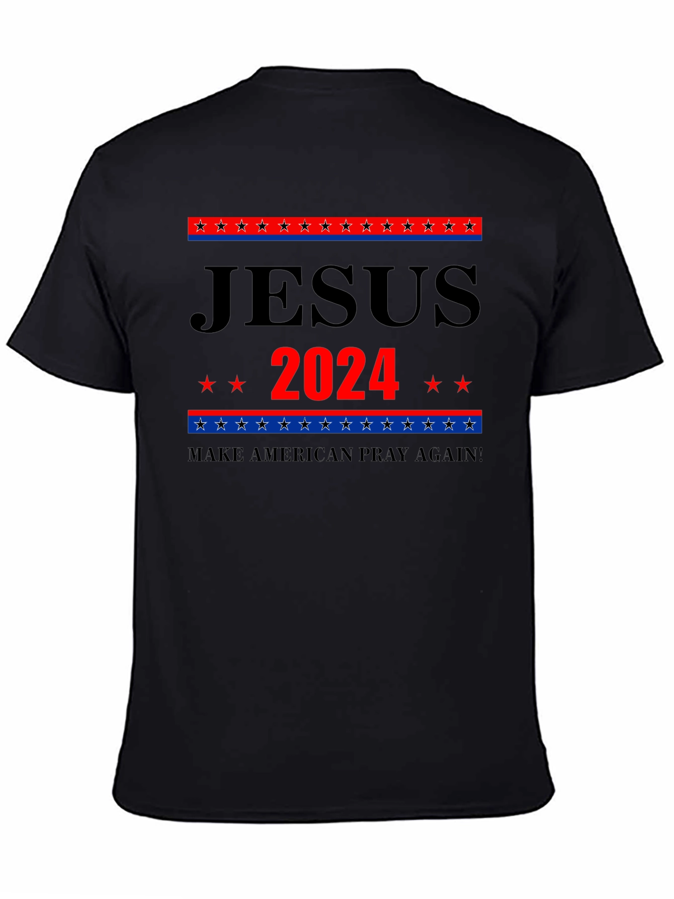Jesus 2024 Graphic Tee - Patriotic Faith Apparel