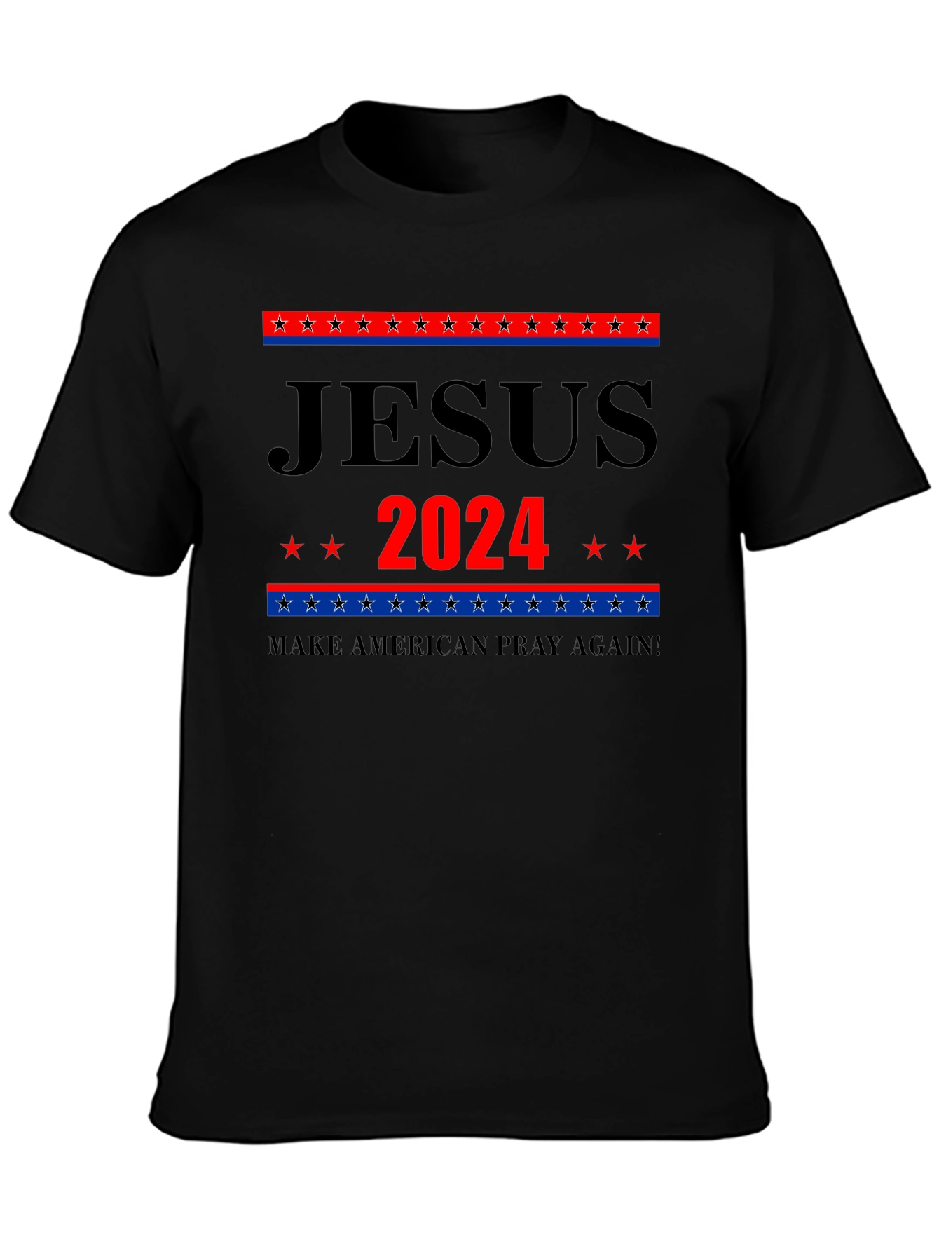 Jesus 2024 Graphic Tee - Patriotic Faith Apparel