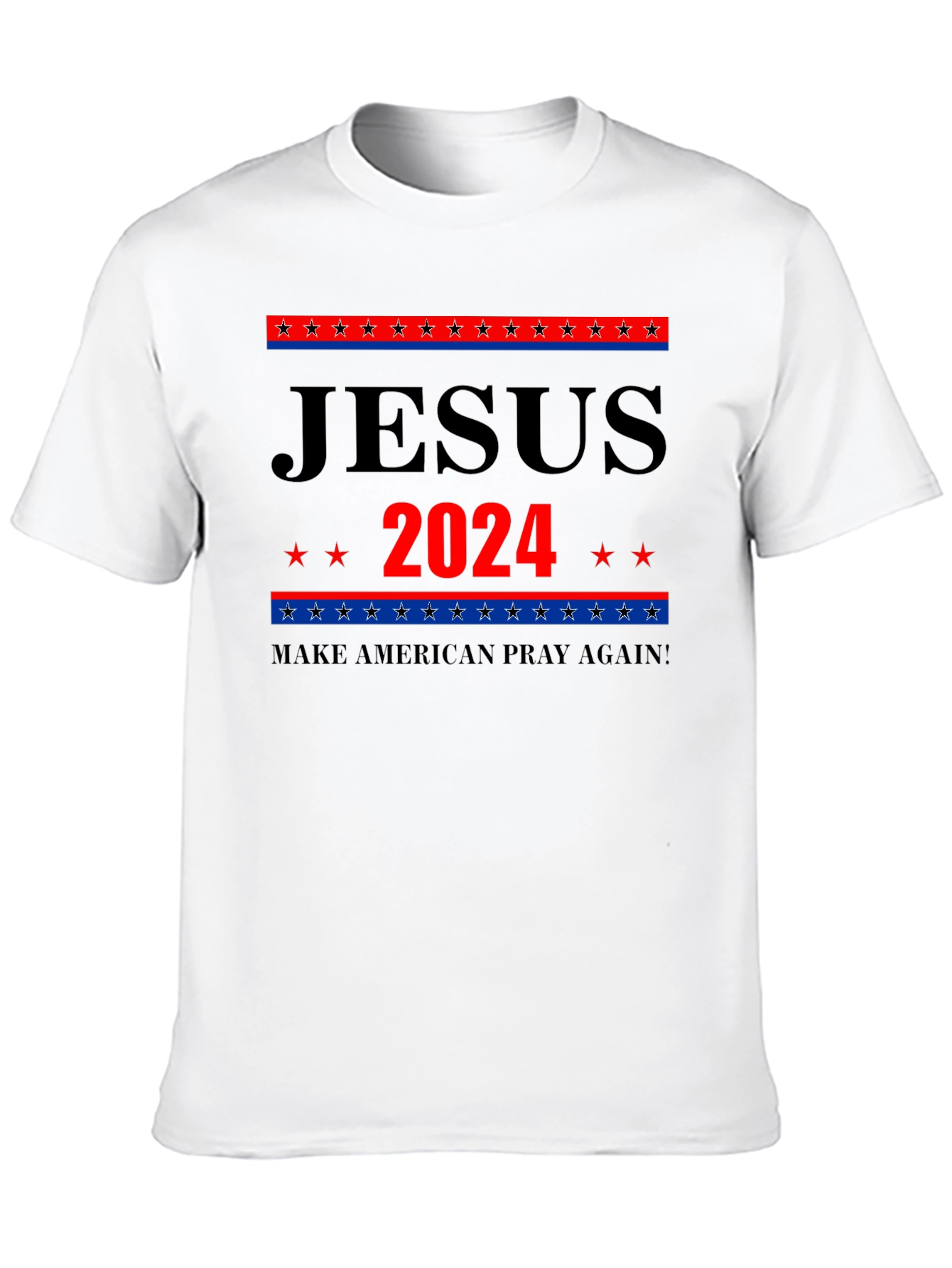 Jesus 2024 Graphic Tee - Patriotic Faith Apparel