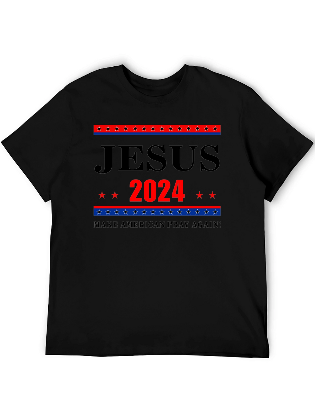 Jesus 2024 Graphic Tee - Patriotic Faith Apparel