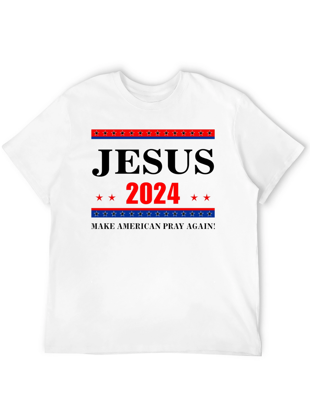Jesus 2024 Graphic Tee - Patriotic Faith Apparel
