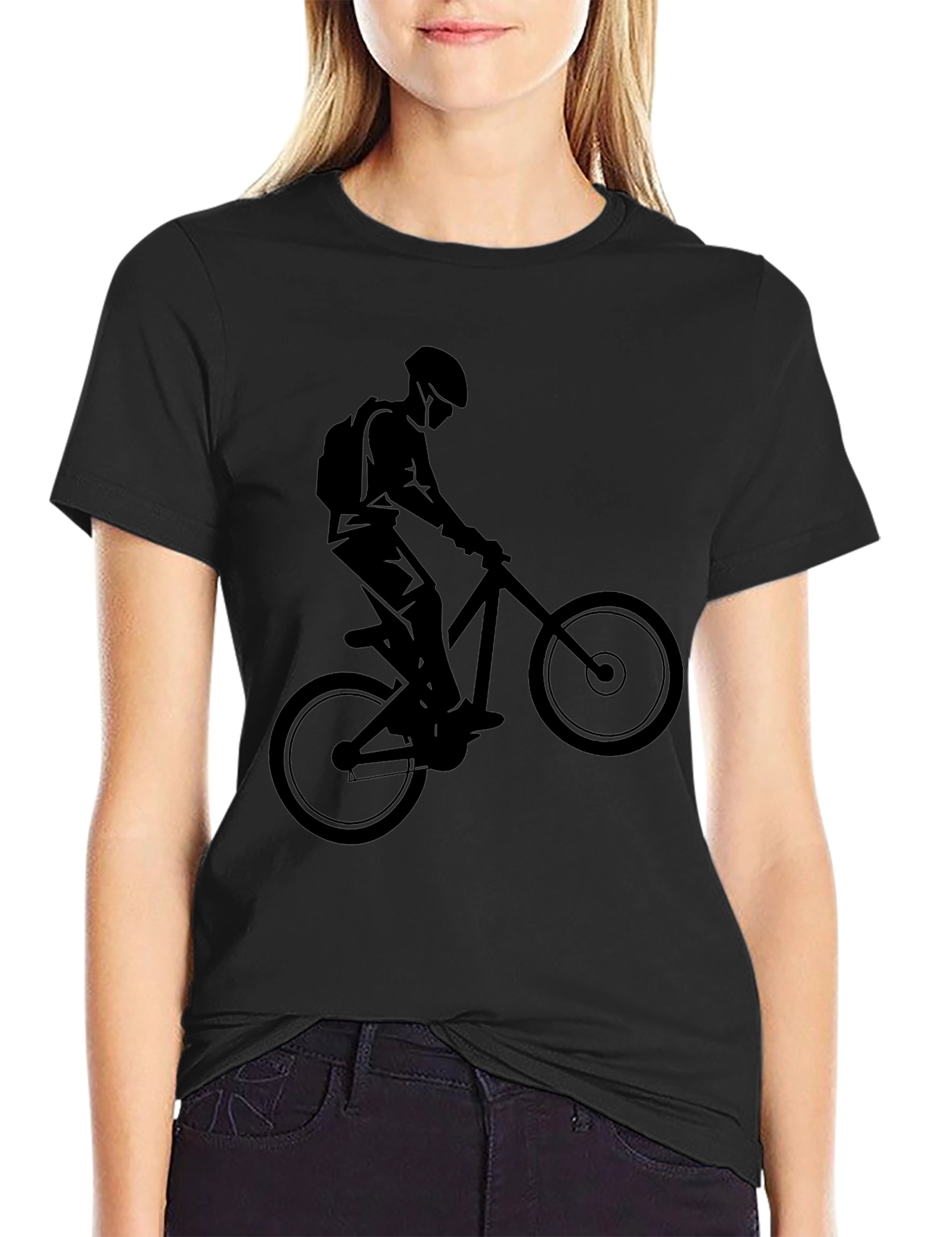 Mountain Biker Graphic Tee - Adventure Ready Style
