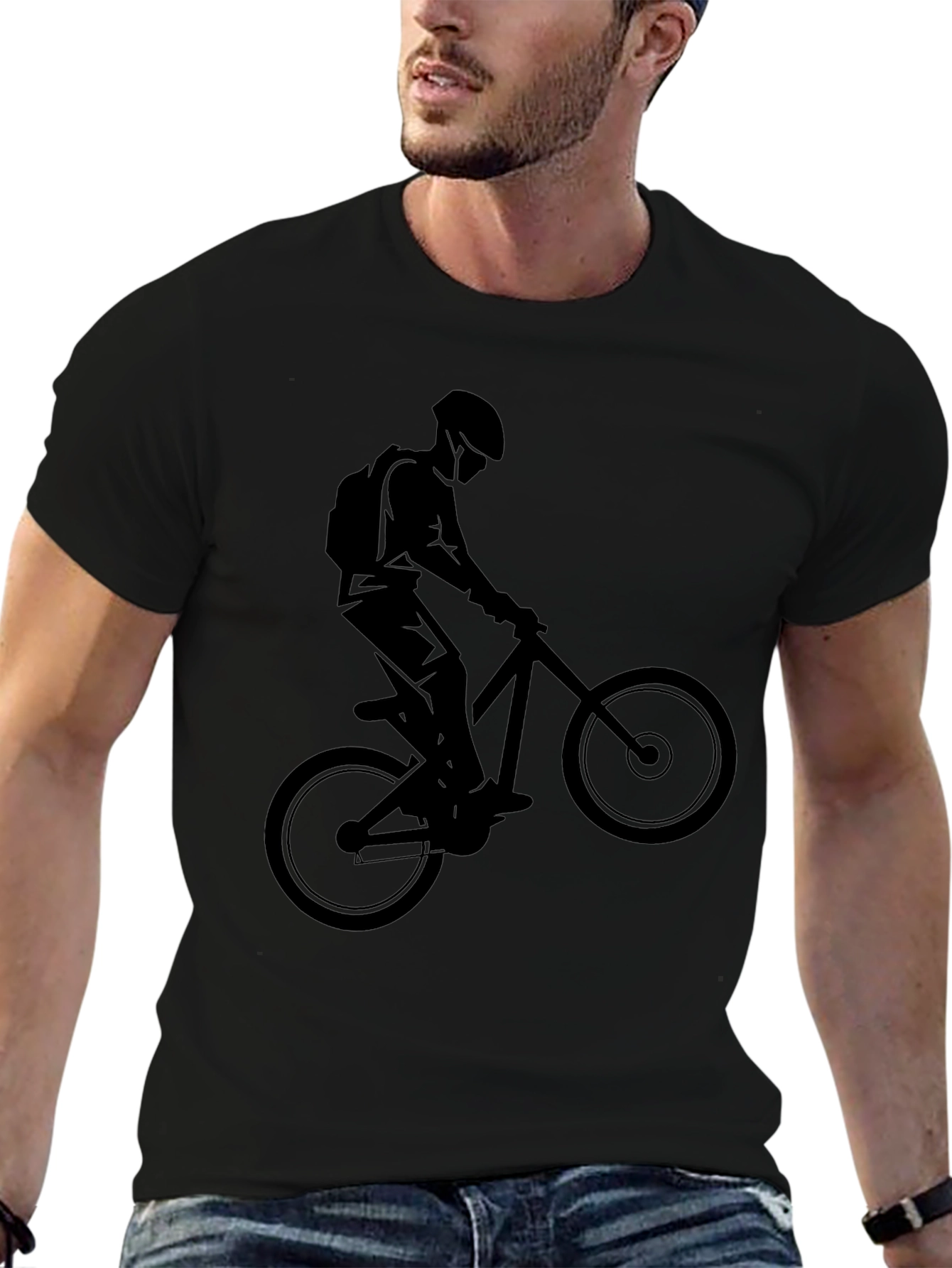 Mountain Biker Graphic Tee - Adventure Ready Style