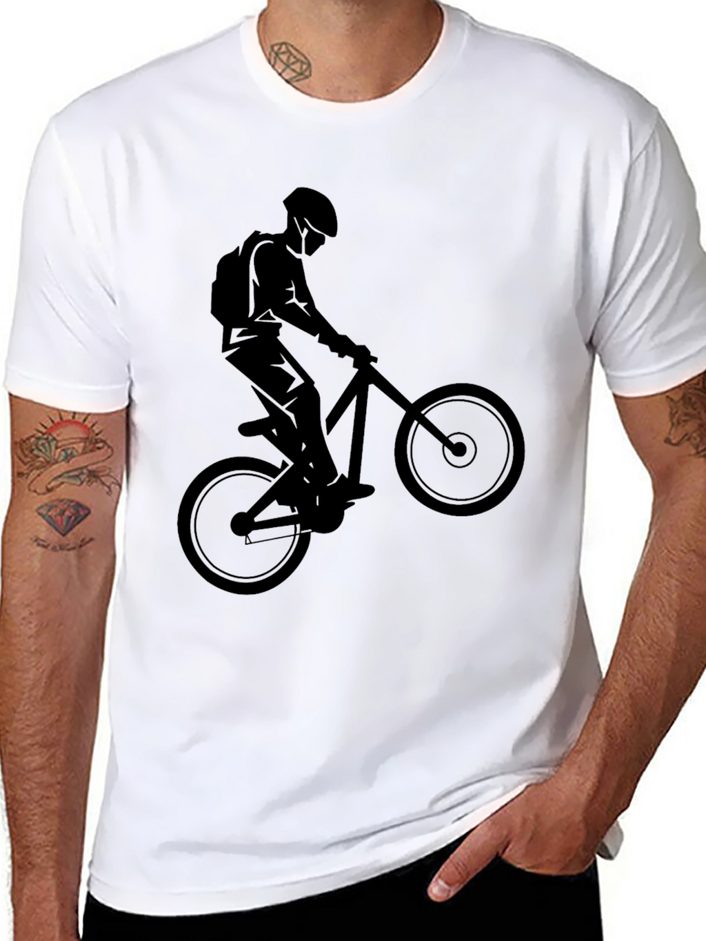 Mountain Biker Graphic Tee - Adventure Ready Style