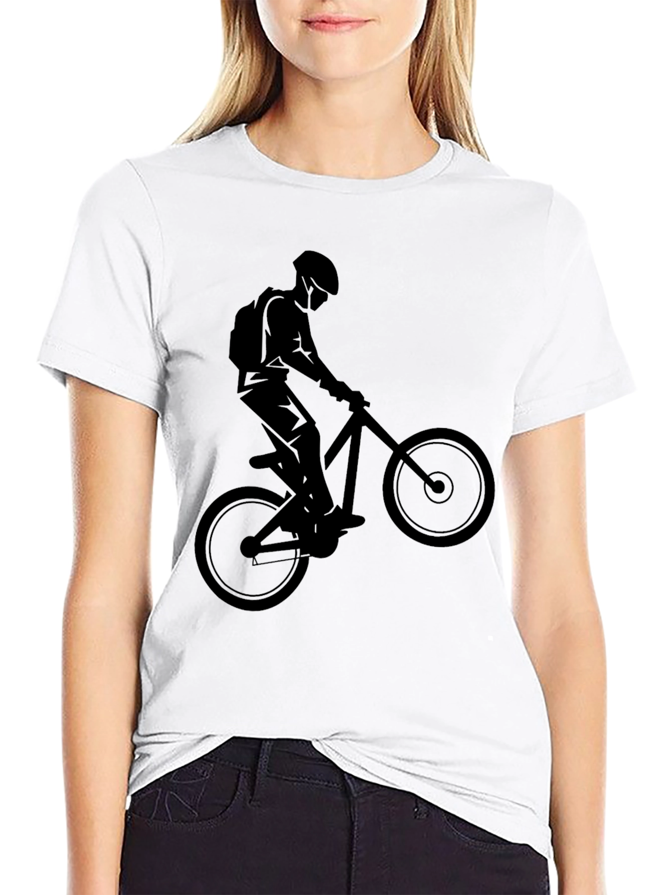 Mountain Biker Graphic Tee - Adventure Ready Style