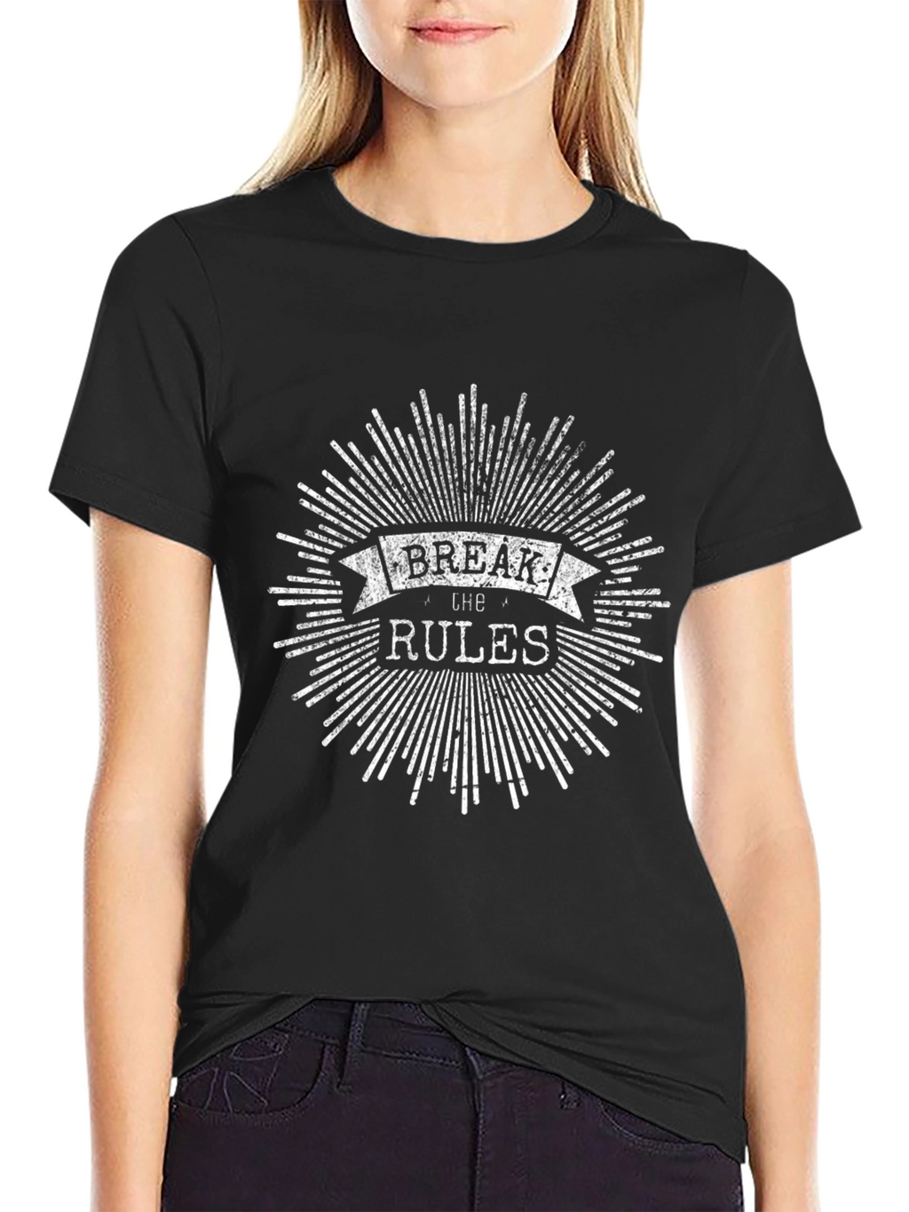 Break the Rules Graphic Tee - Black