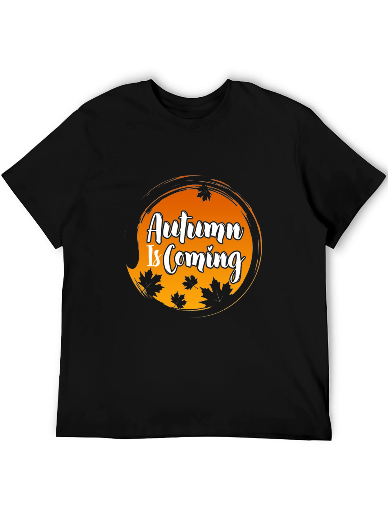 Autumn is Coming Black T-Shirt