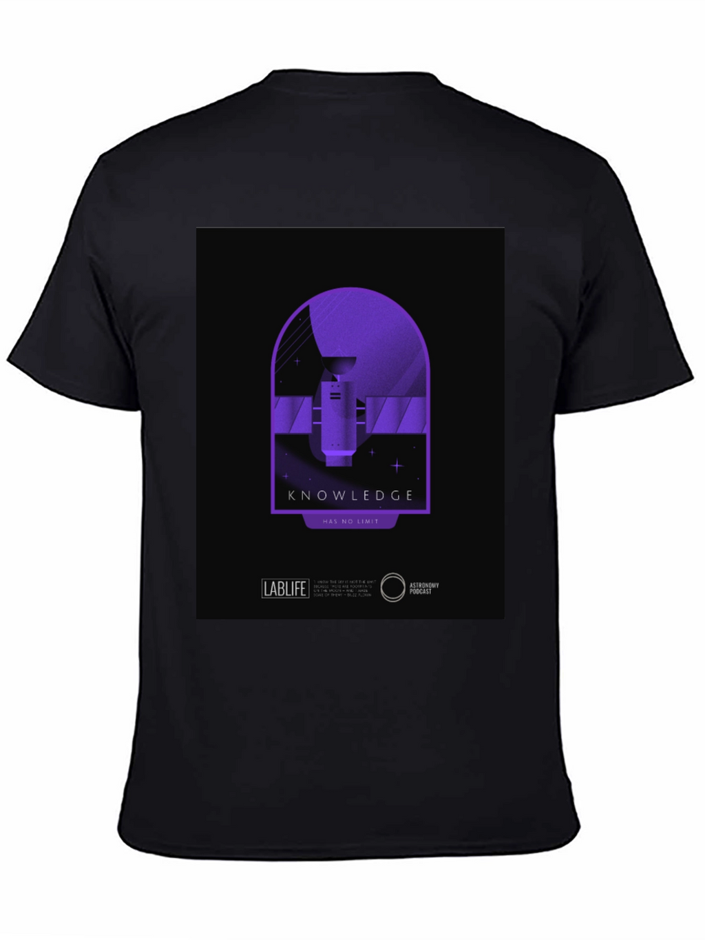 Lablife Astronomy Podcast Knowledge T-Shirt