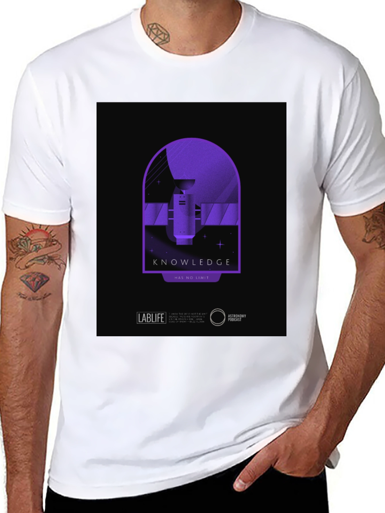 Lablife Astronomy Podcast Knowledge T-Shirt