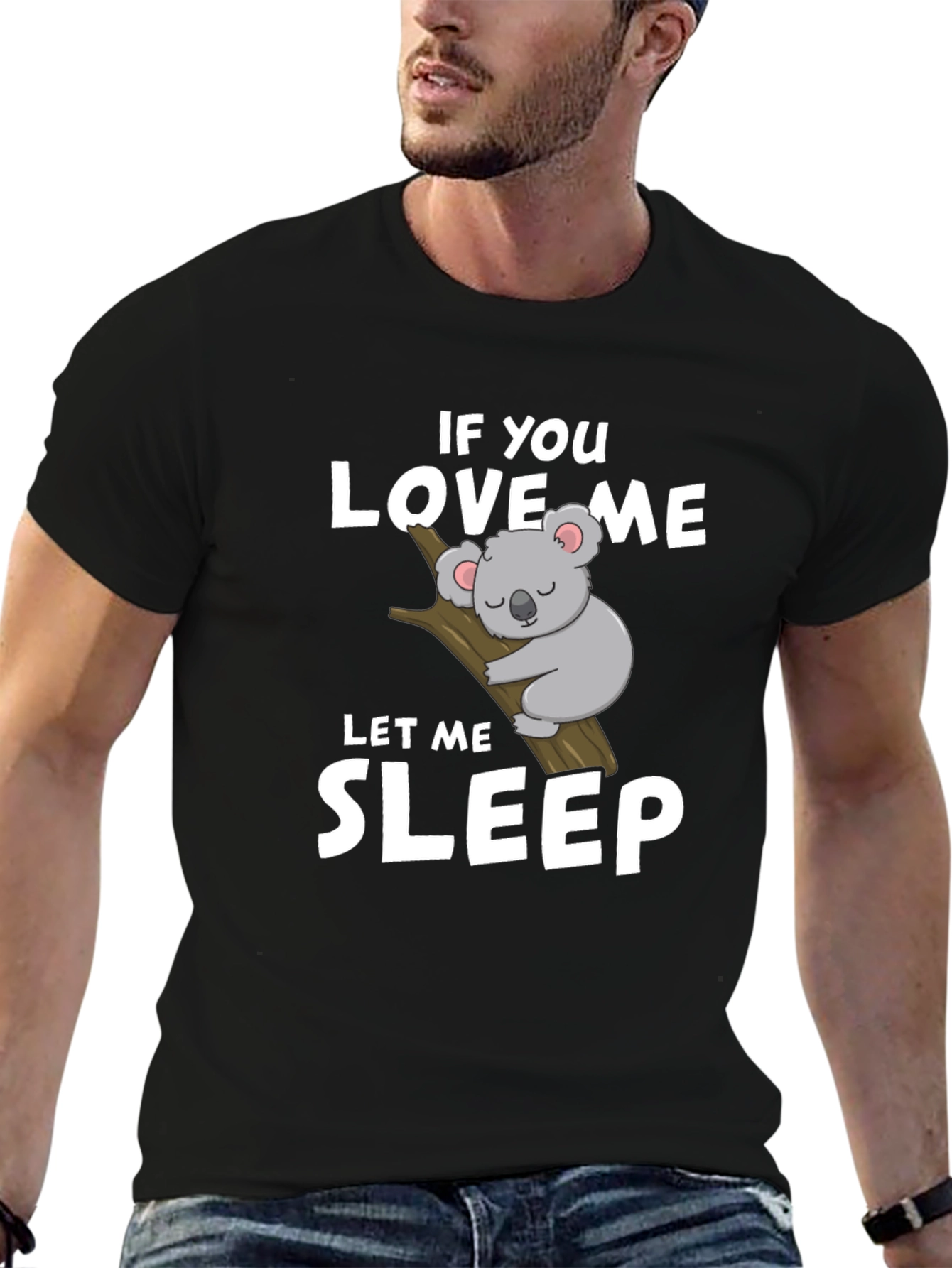 Koala If You Love Me Let Me Sleep Graphic Tee