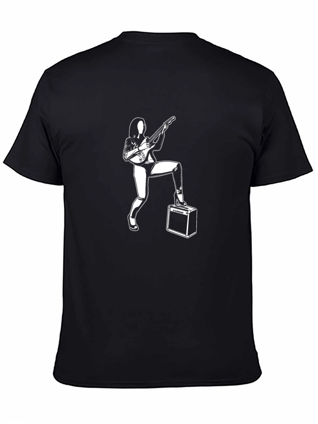 Rock Star Graphic T-Shirt - Black Cotton Tee