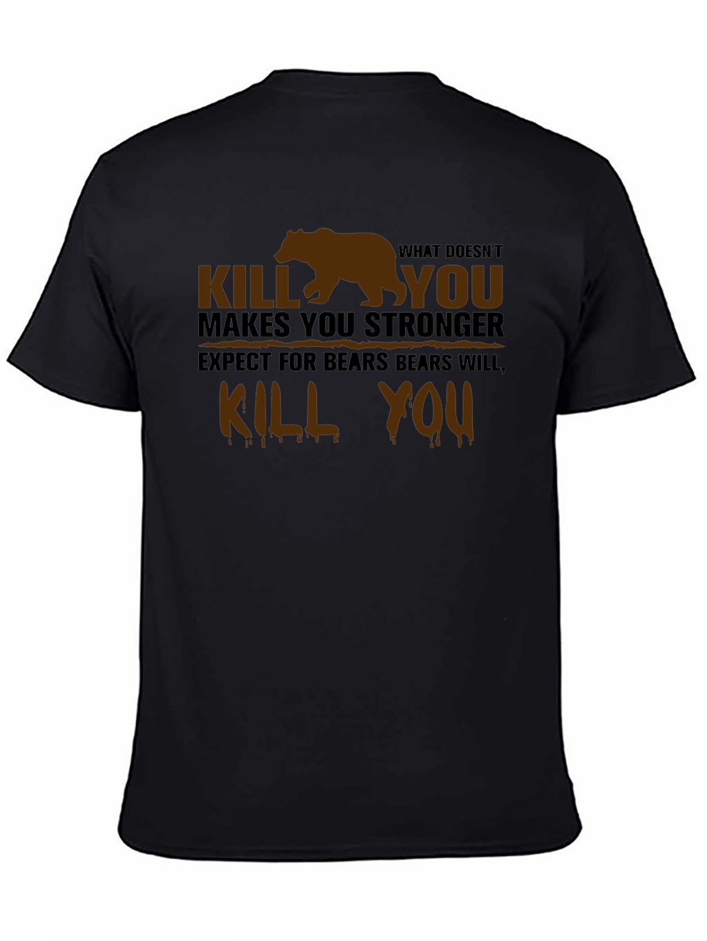 Humorous Bear Graphic T-Shirt