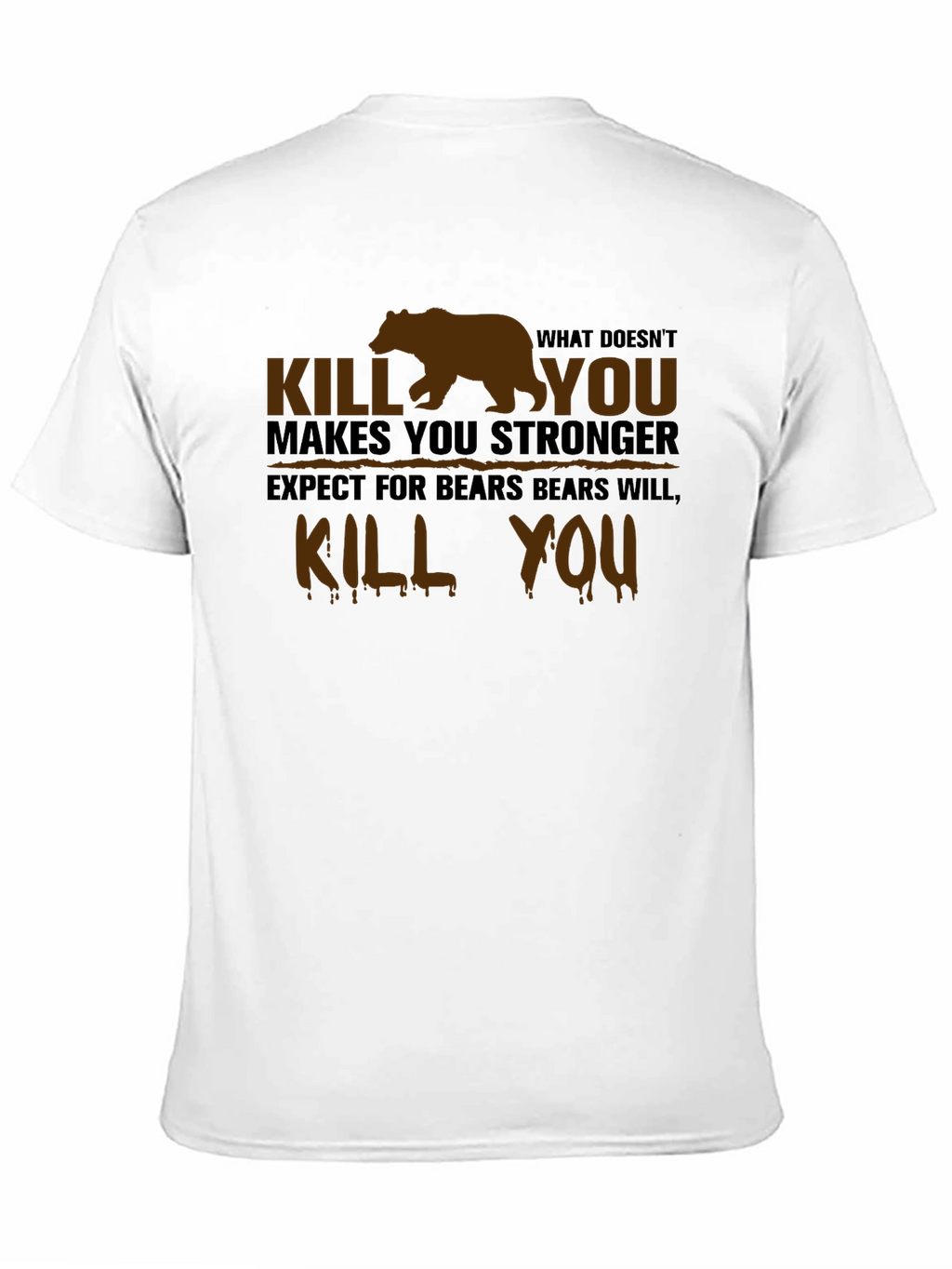 Humorous Bear Graphic T-Shirt