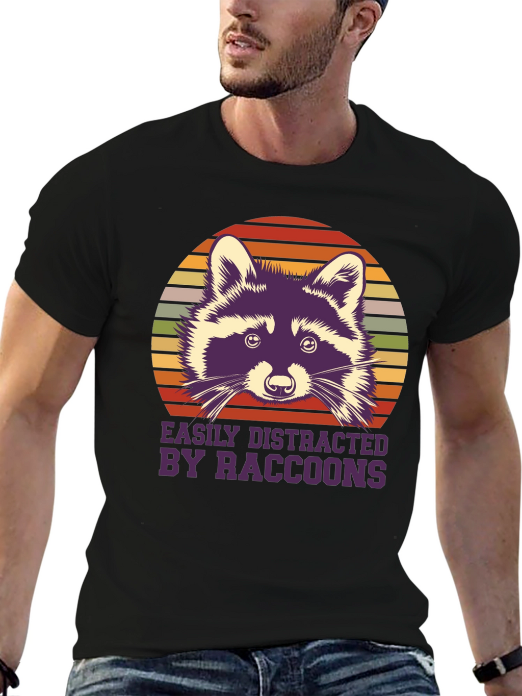 Easily Distracted By Raccoons T-Shirt