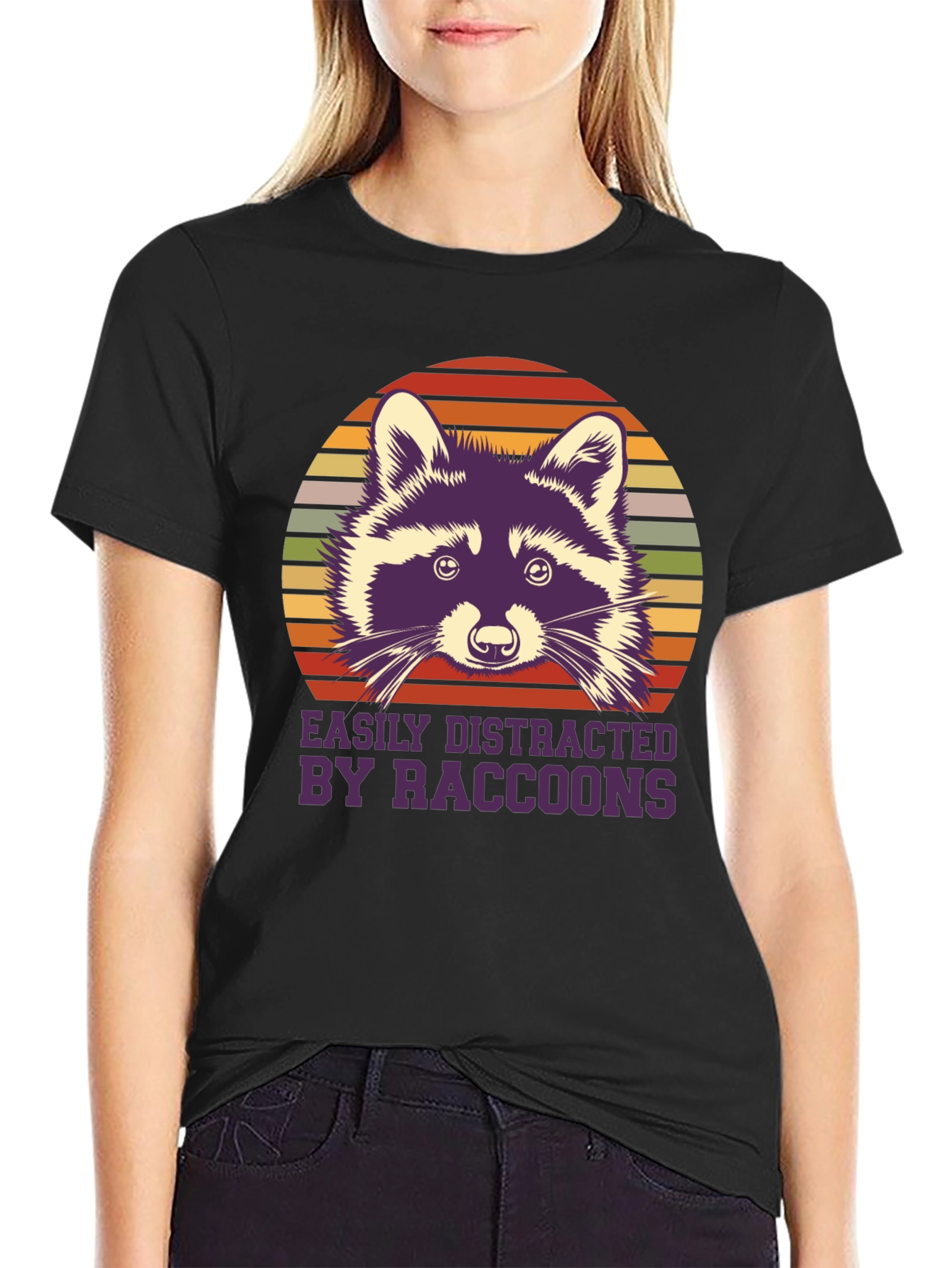 Easily Distracted By Raccoons T-Shirt