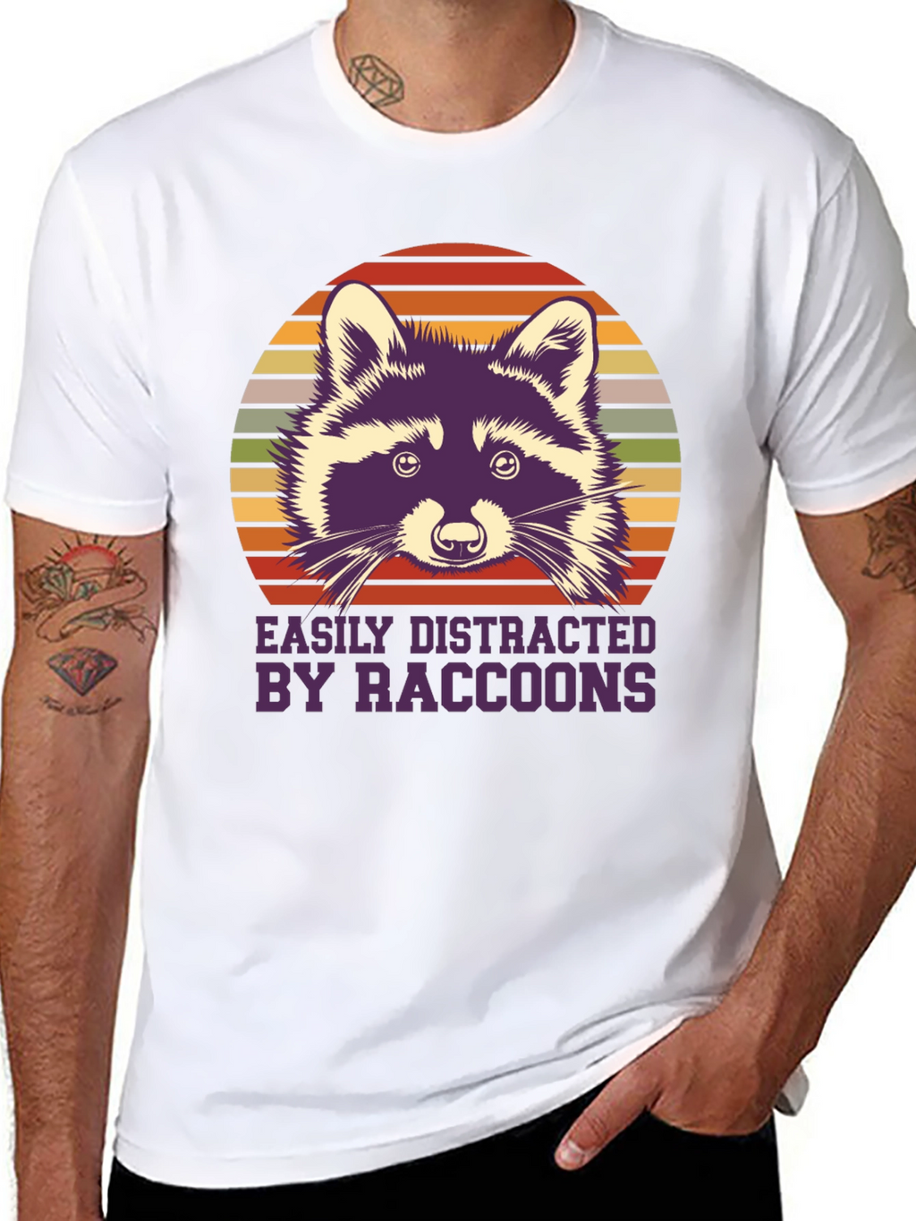 Easily Distracted By Raccoons T-Shirt