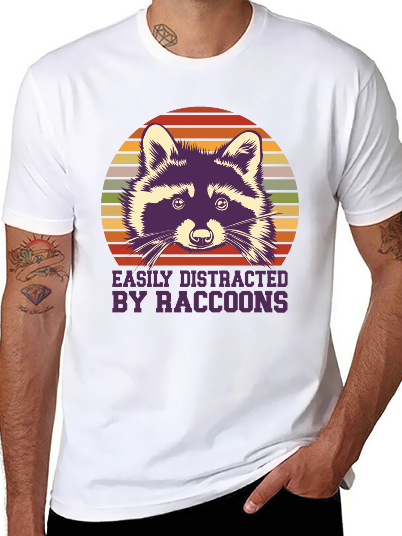 Easily Distracted By Raccoons T-Shirt