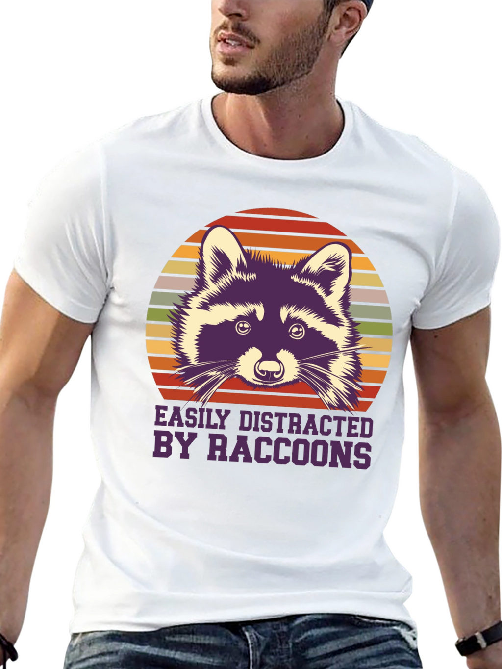 Easily Distracted By Raccoons T-Shirt