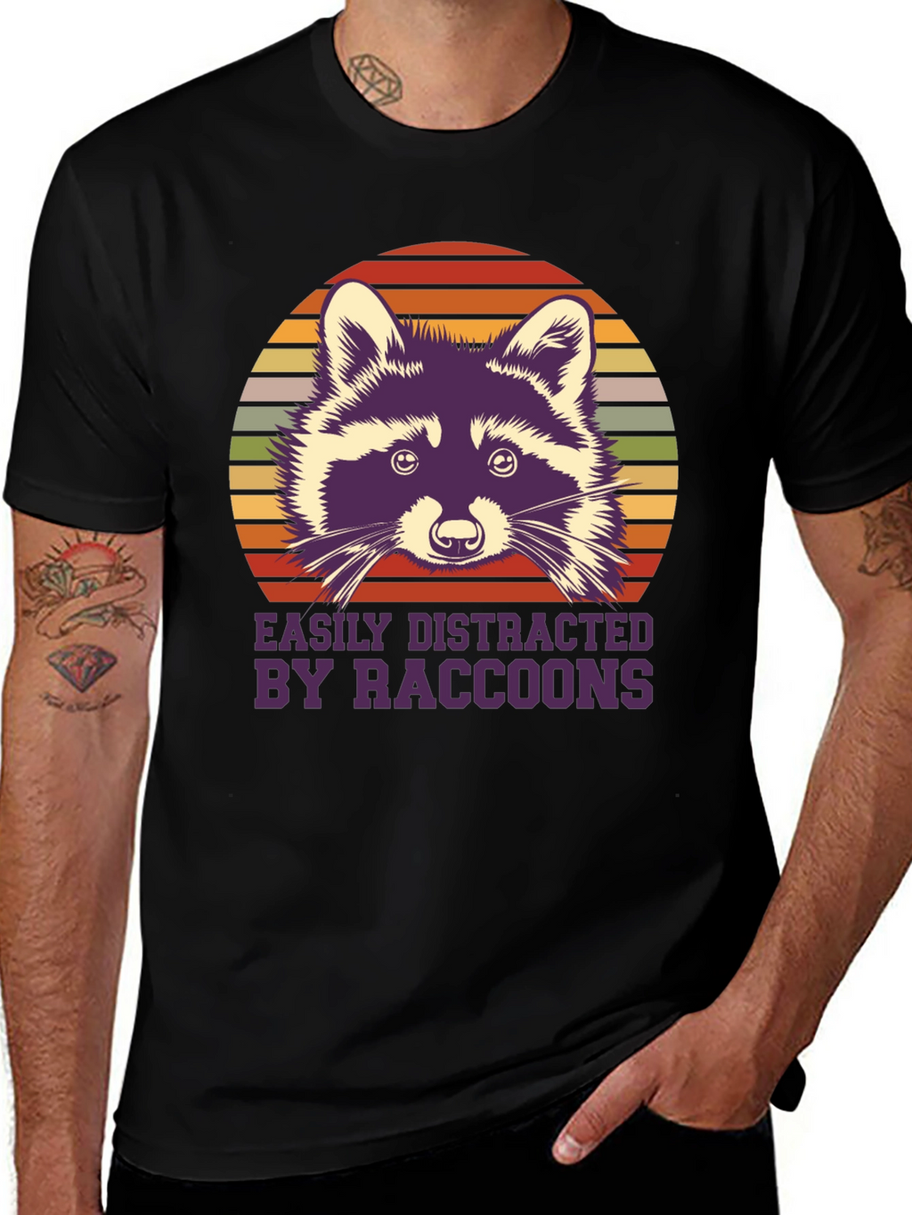 Easily Distracted By Raccoons T-Shirt