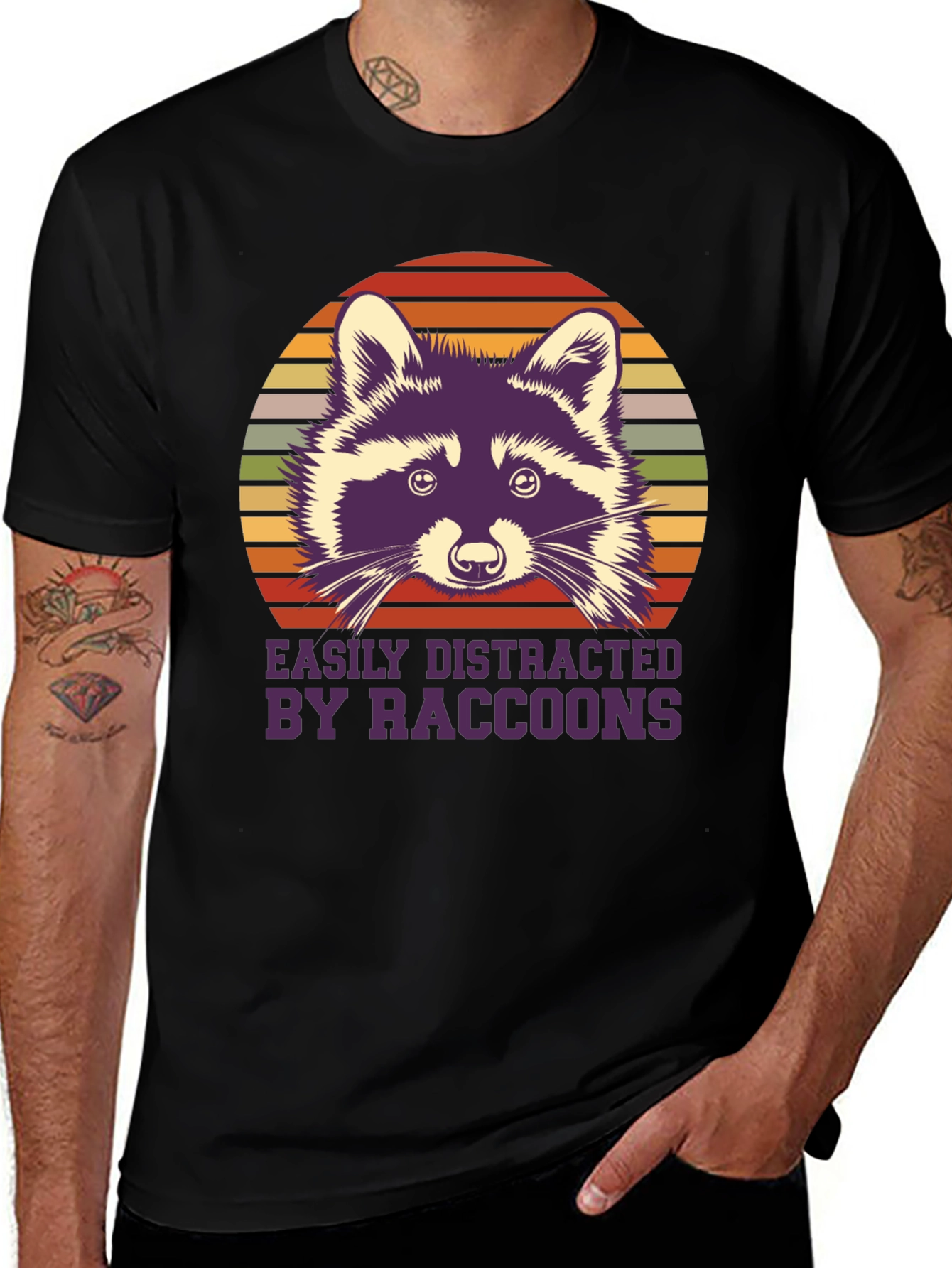 Easily Distracted By Raccoons T-Shirt