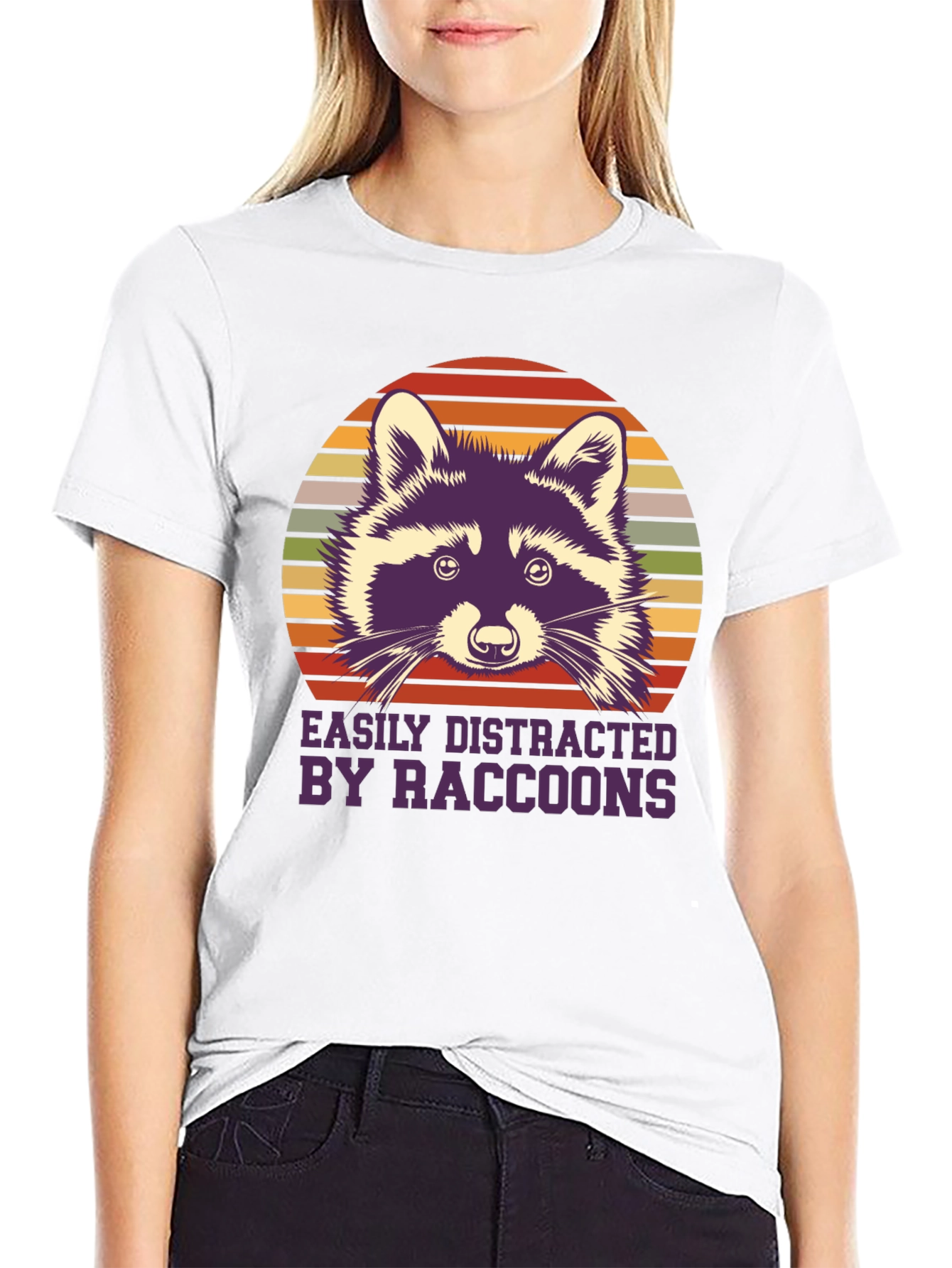 Easily Distracted By Raccoons T-Shirt