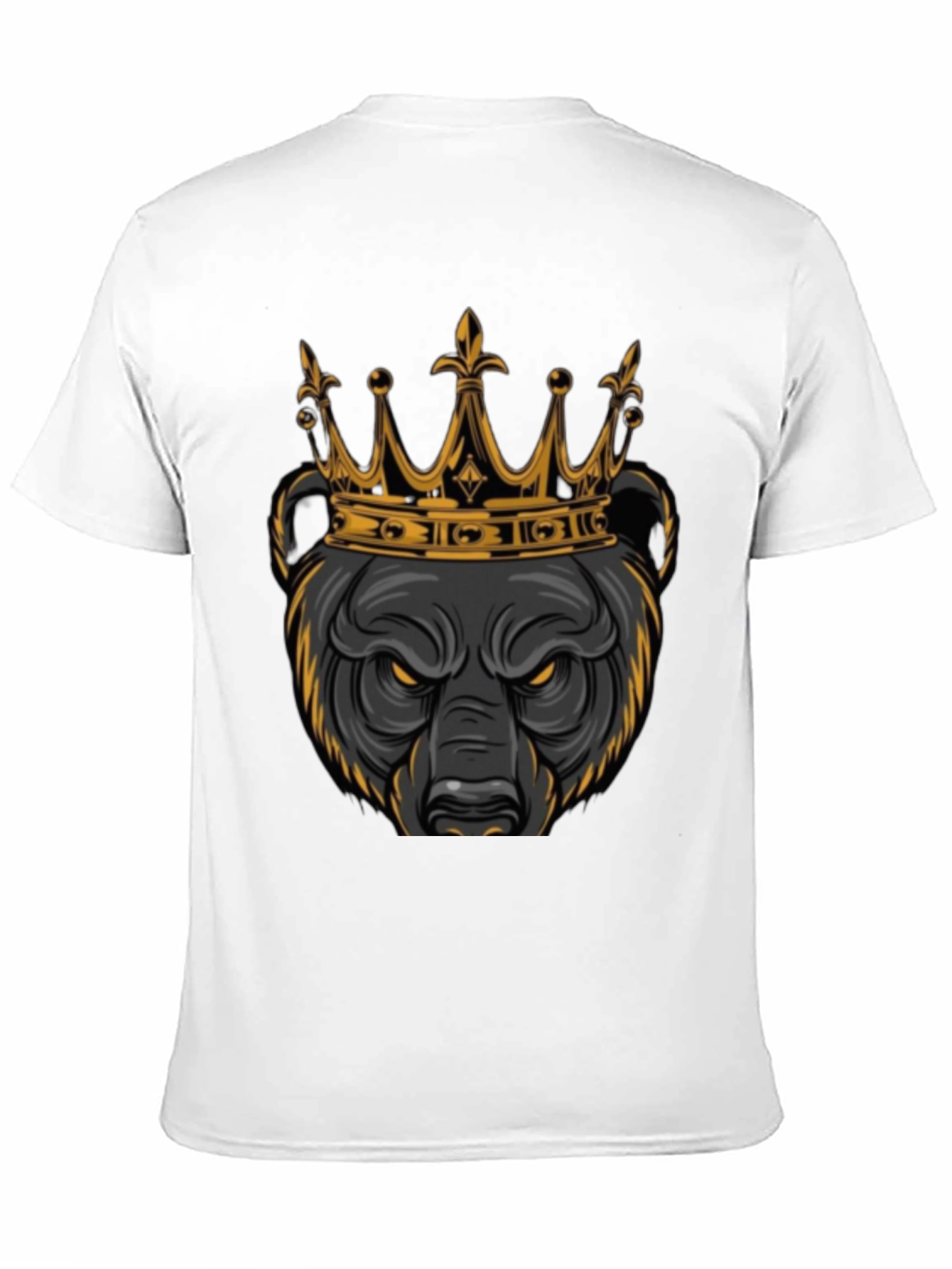 King Bear Graphic Tee - Mens Black T-Shirt