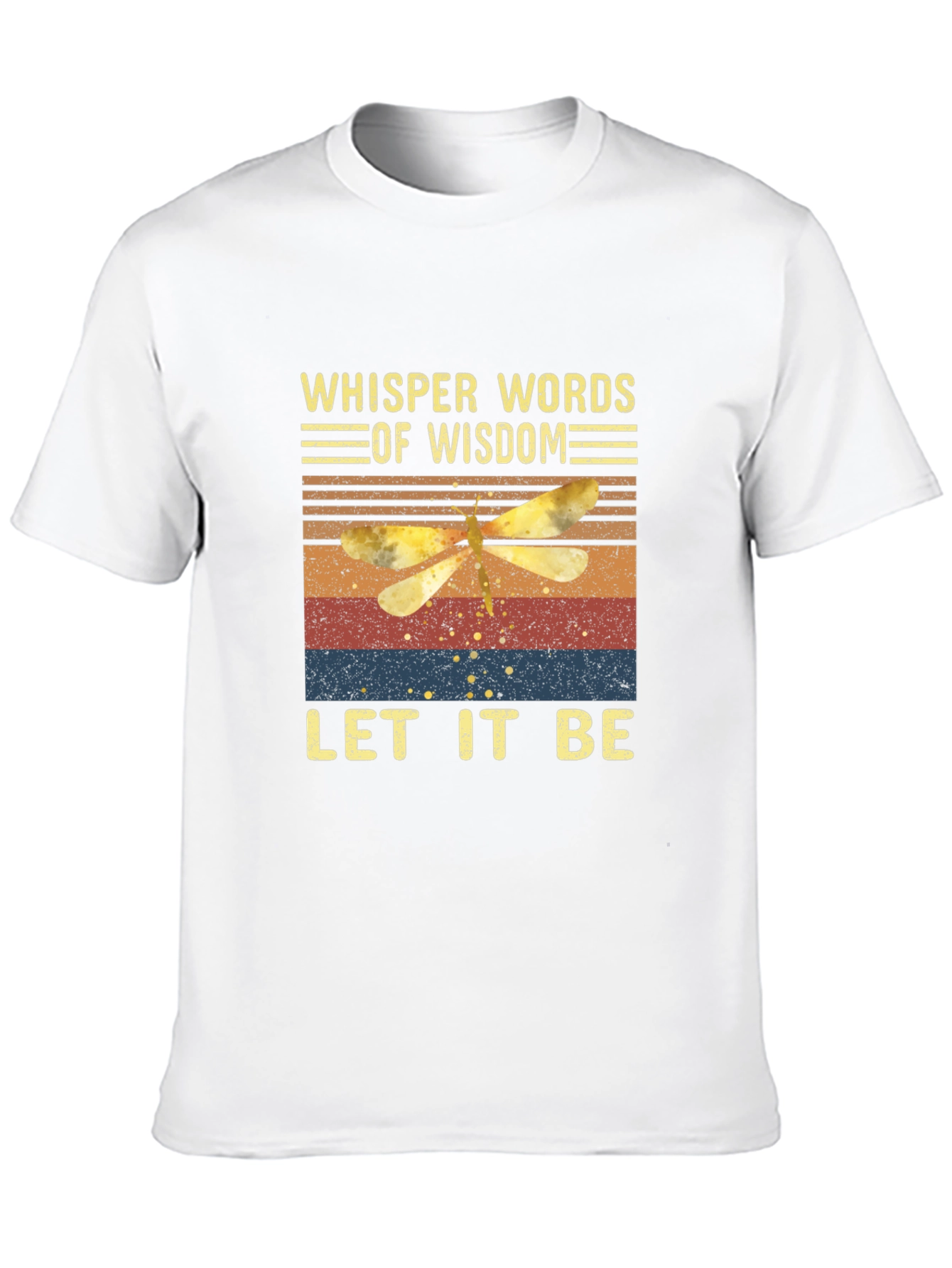 Whisper Words of Wisdom Dragonfly Graphic Tee