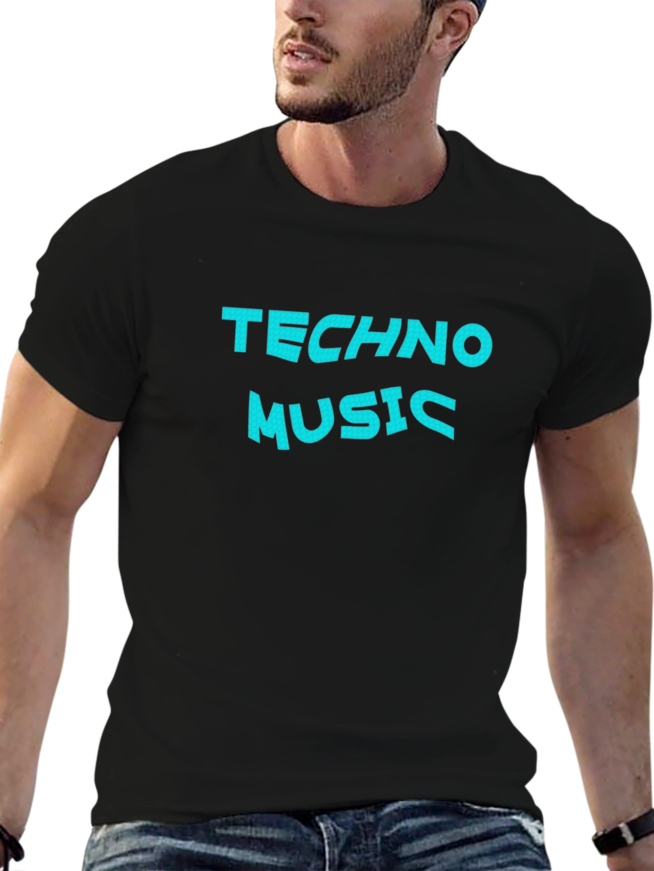 Techno Music T-Shirt - Premium Cotton Blend Tee